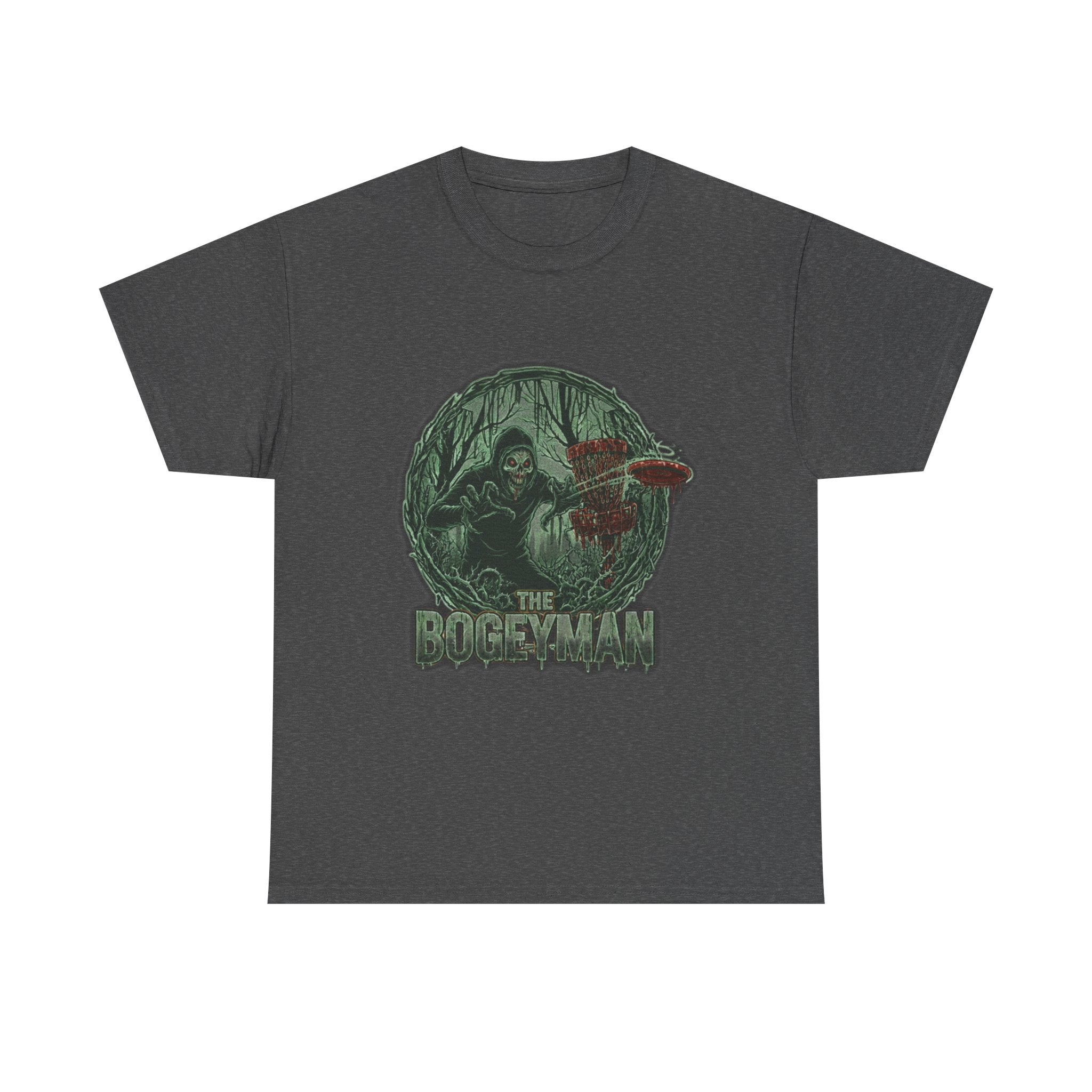 Mystical Bogeyman Disc Golf Tee | Unique Graphic T-Shirt, Halloween Costume, Horror Fans Gift, Unisex Fashion, Spooky Vibe, Casual Wear