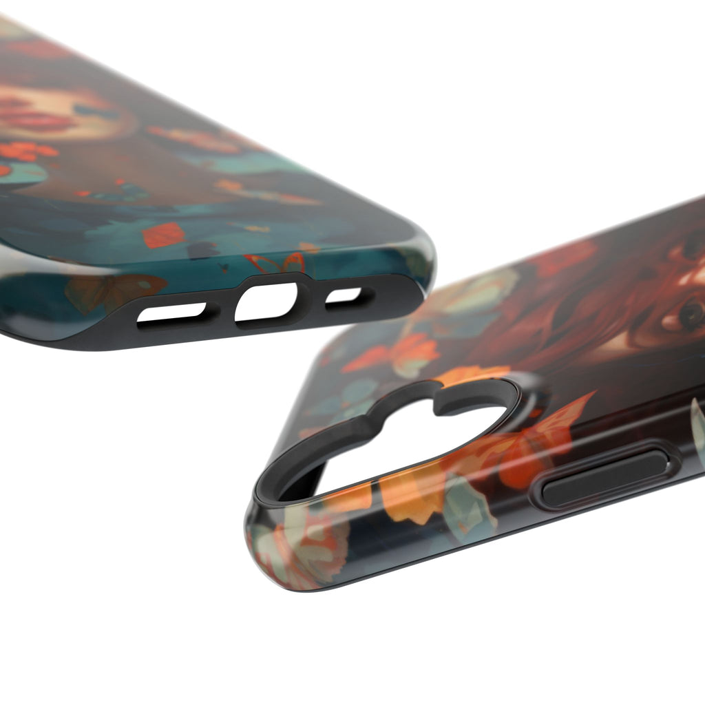 Artistic Butterfly Portrait Phone Case for iPhone & Android — Magnetic Impact-Resistant