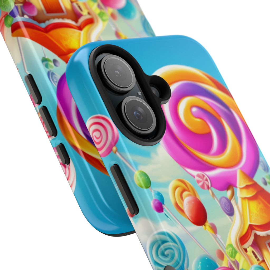Colorful Candyland Phone Case- Tough Protective Cover, Fun Gift, Unique Accessory for Kids, Teens, Phone Accessories, Birthday Gift