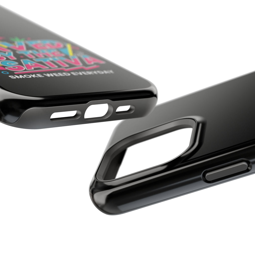 "Saved by the Sativa" Magnetic Impact-Resistant Case- Phone Case for iPhone & Android