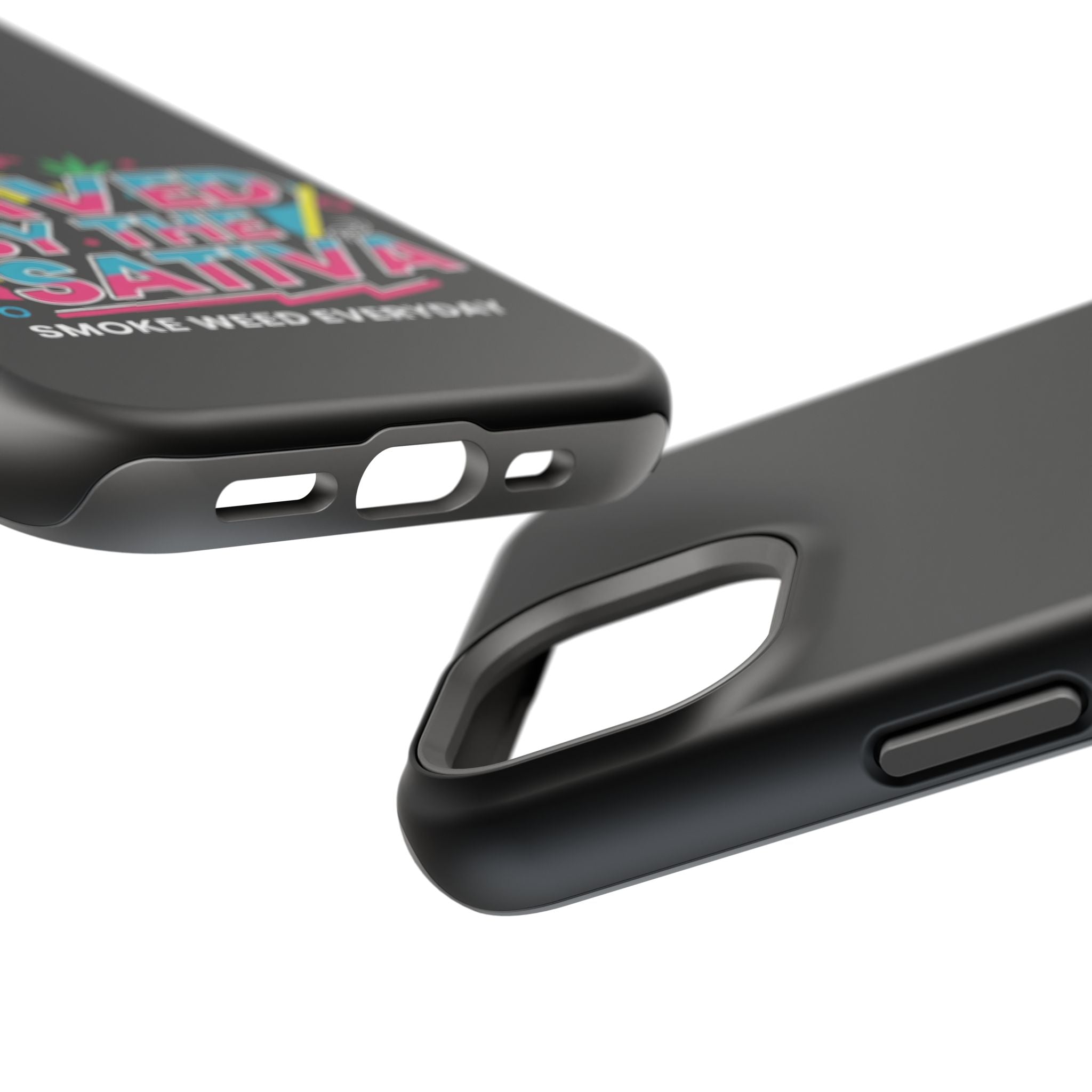 "Saved by the Sativa" Magnetic Impact-Resistant Case- Phone Case for iPhone & Android