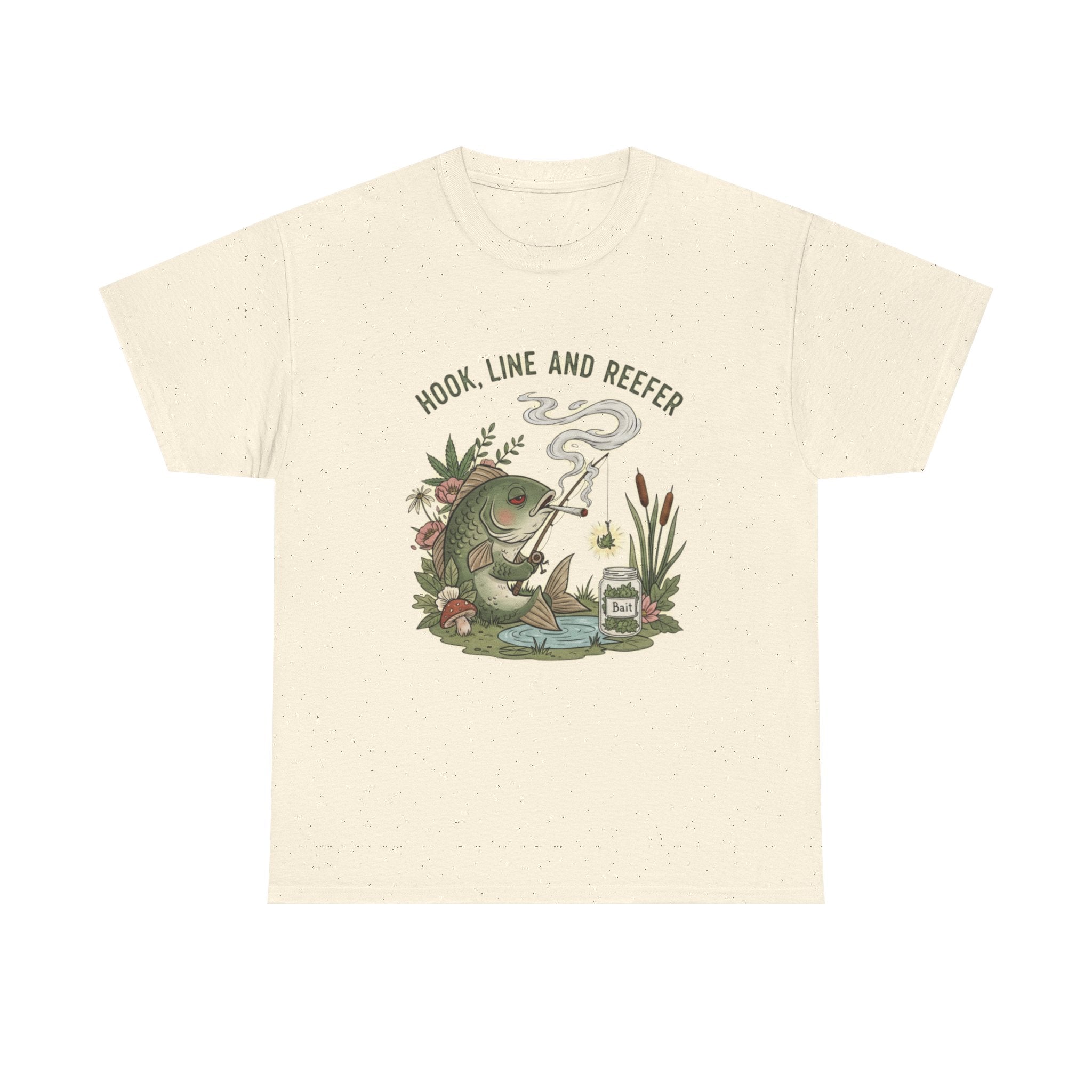 Hook, Line and Reefer Stoner Fishing Tee