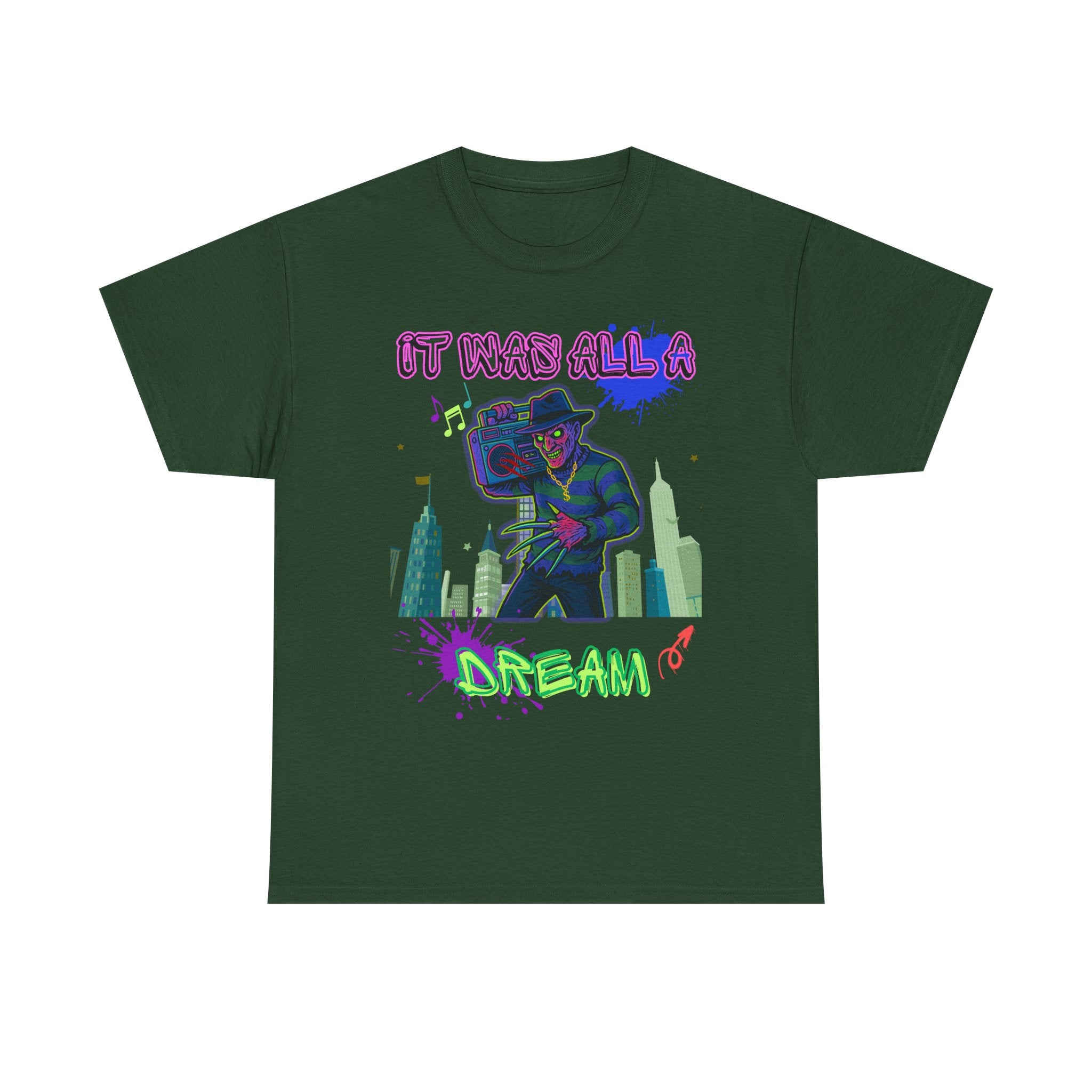 It Was All A Dream Unisex Heavy Cotton Tee - Streetwear, Graphic Tee, Hip Hop Fashion, Casual Wear, Gift Ideas