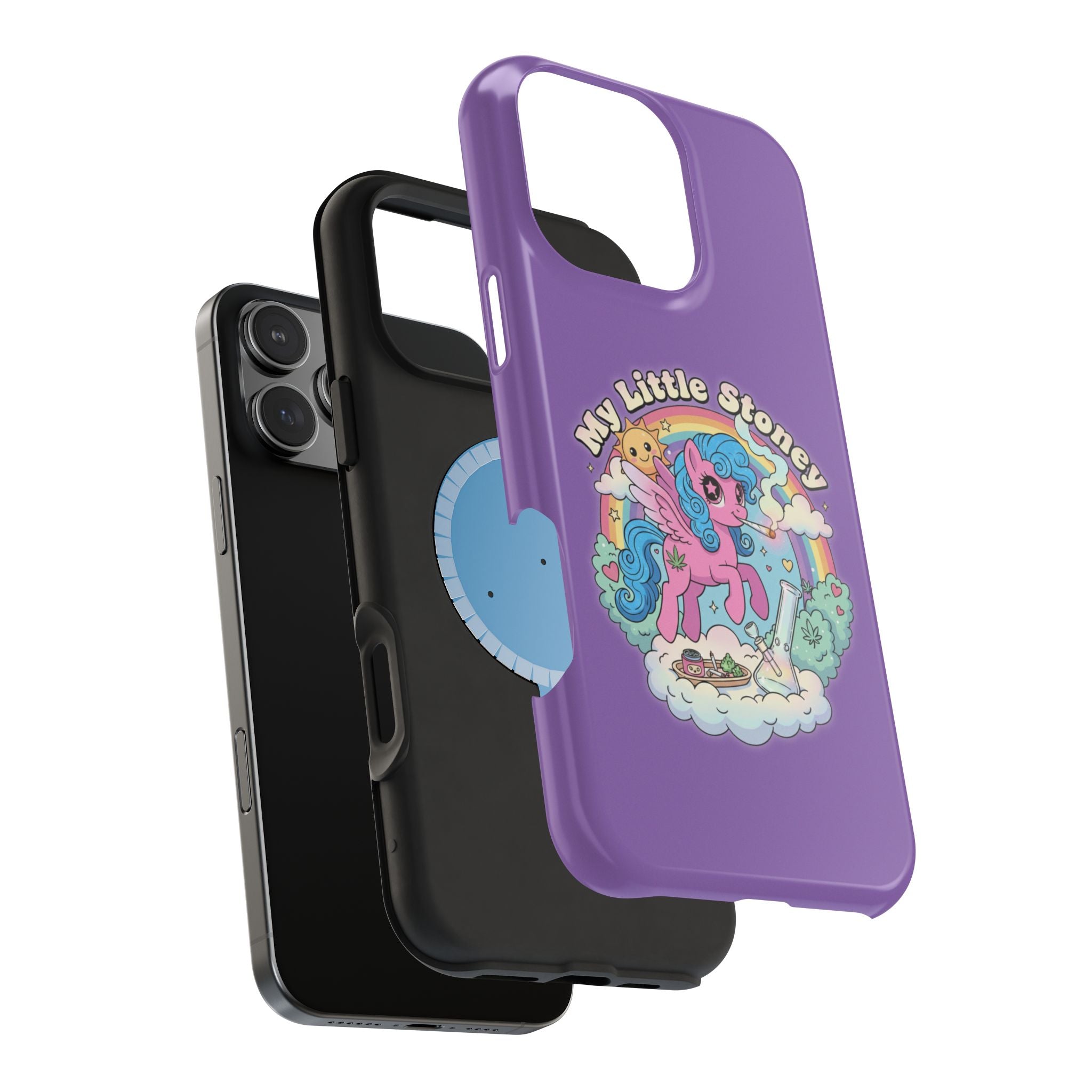 My Little Stoney Phone Case — Cute Rainbow Pony Magnetic Impact-Resistant Case for iPhone and Android