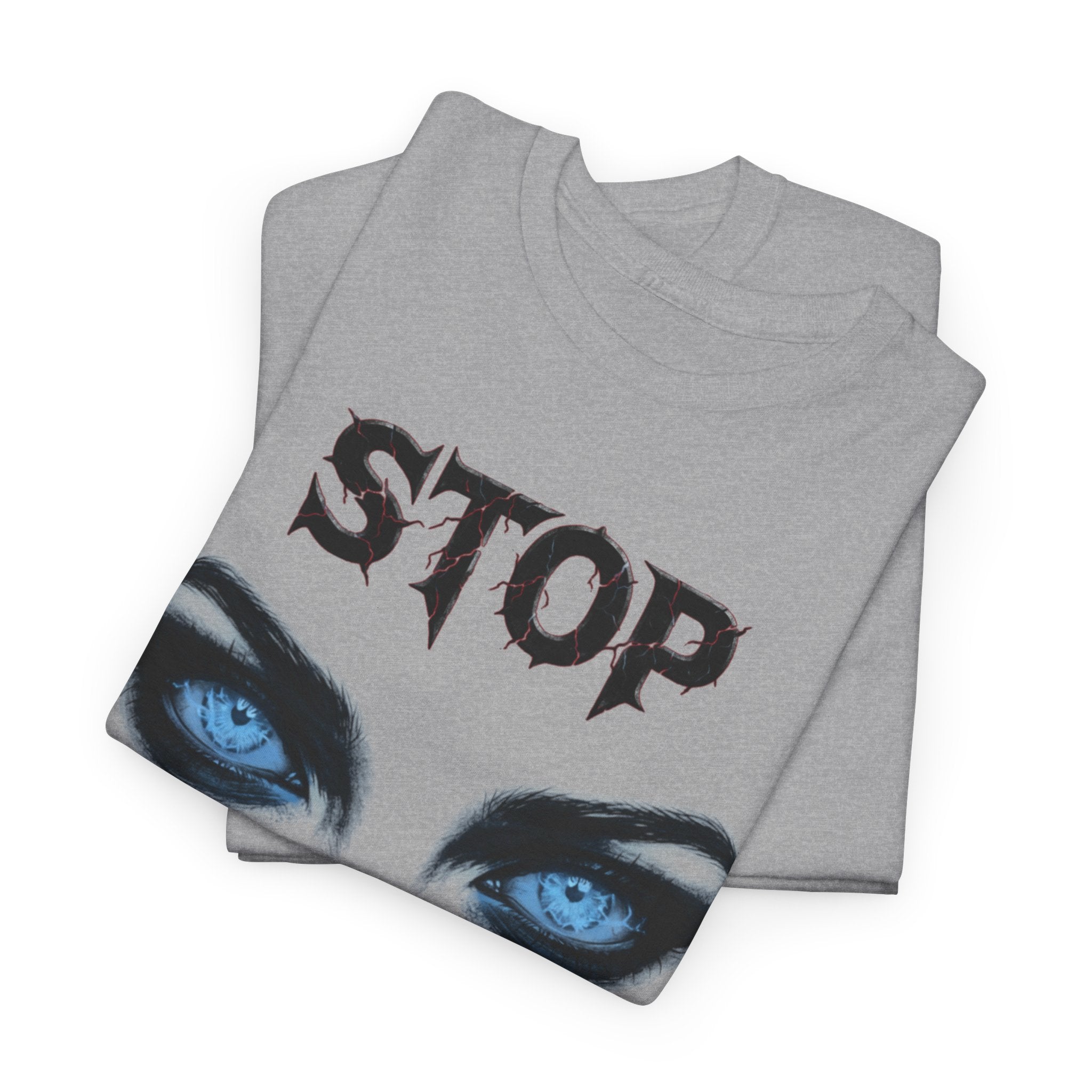 "Stop" Demon Eyes Graphic Tee