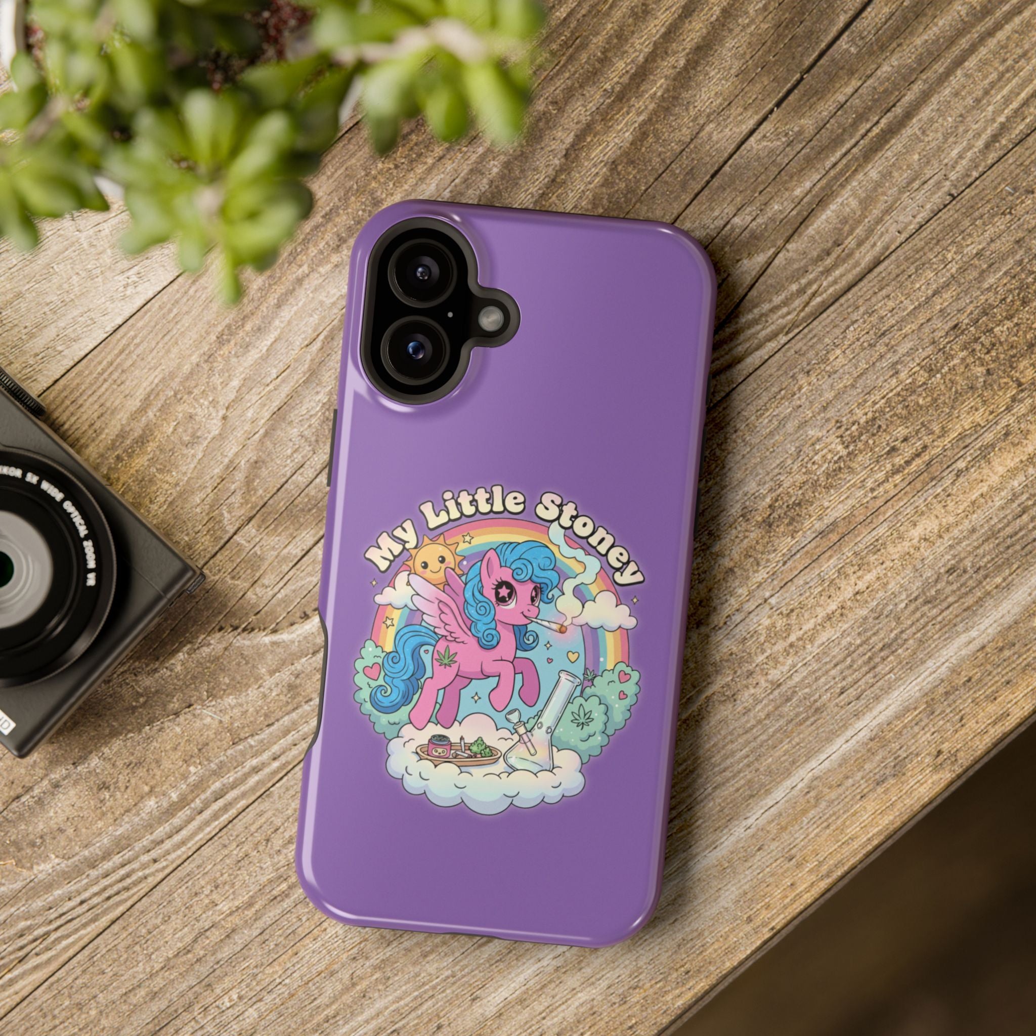 My Little Stoney Phone Case — Cute Rainbow Pony Magnetic Impact-Resistant Case for iPhone and Android