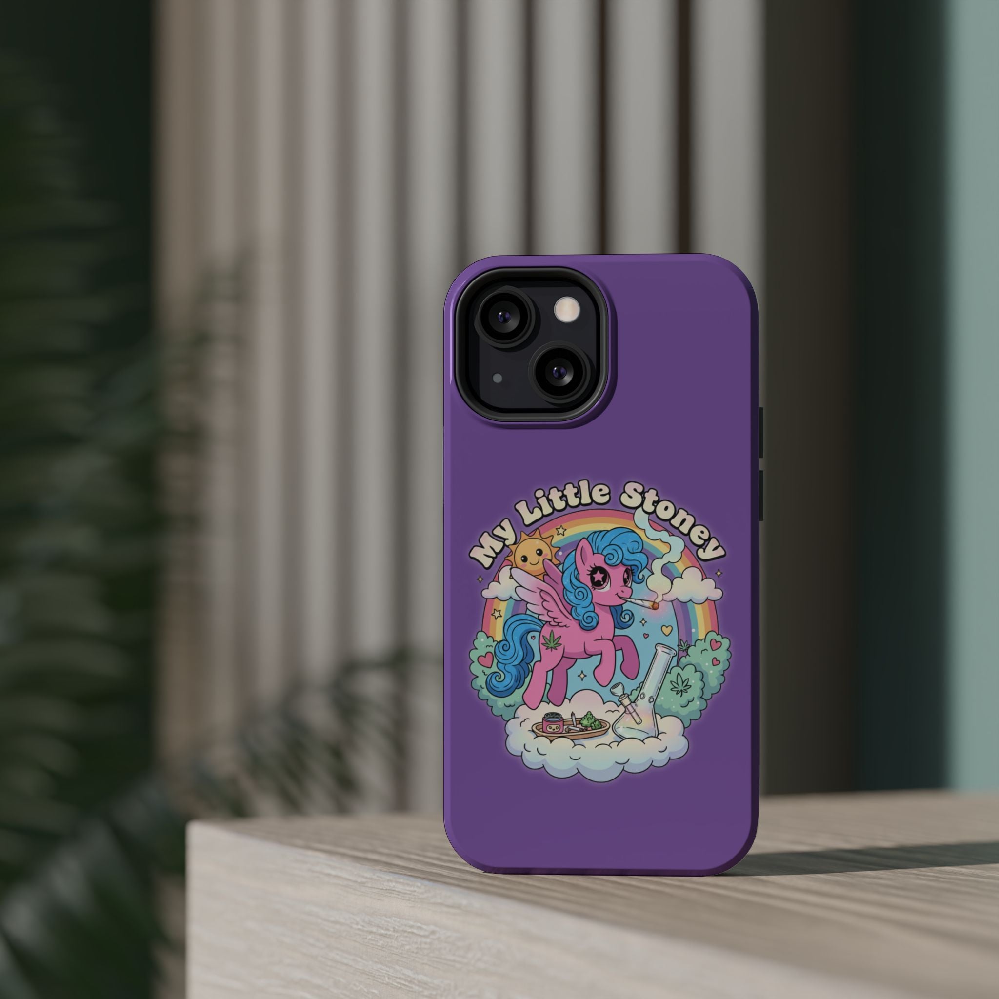 My Little Stoney Phone Case — Cute Rainbow Pony Magnetic Impact-Resistant Case for iPhone and Android