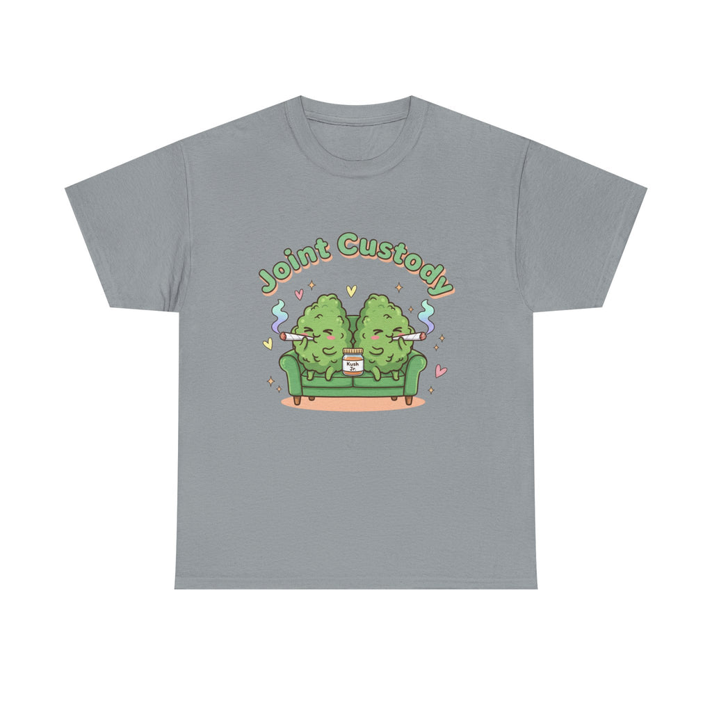 Joint Custody Unisex Heavy Cotton Tee | Funny Stoner Family Shirt