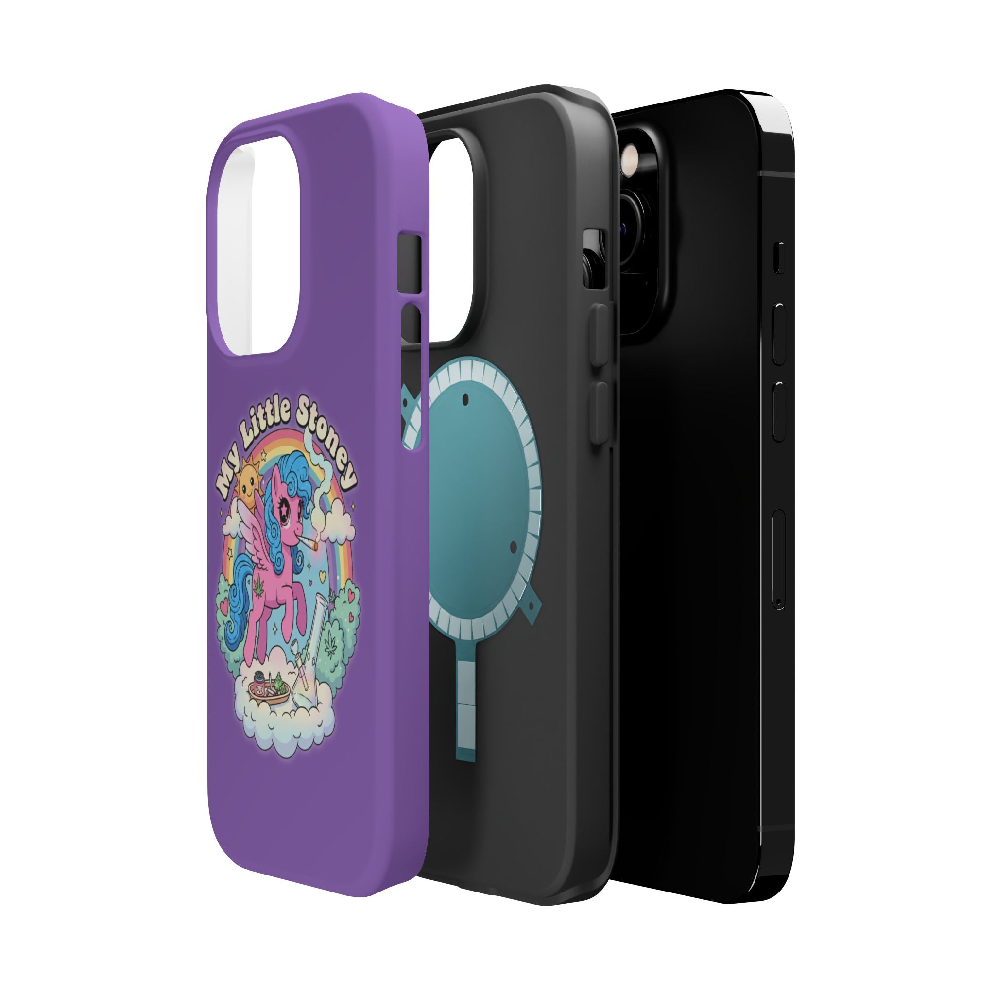 My Little Stoney Phone Case — Cute Rainbow Pony Magnetic Impact-Resistant Case for iPhone and Android