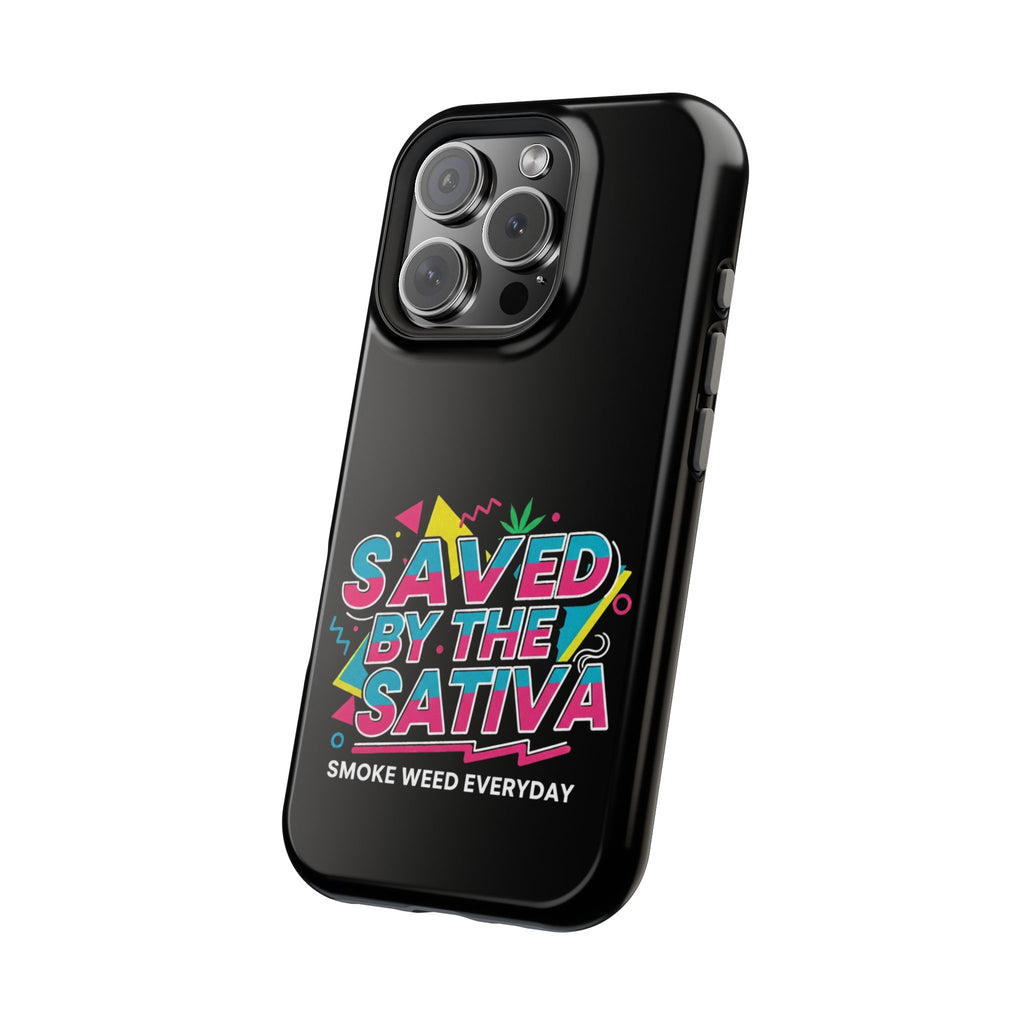 "Saved by the Sativa" Magnetic Impact-Resistant Case- Phone Case for iPhone & Android
