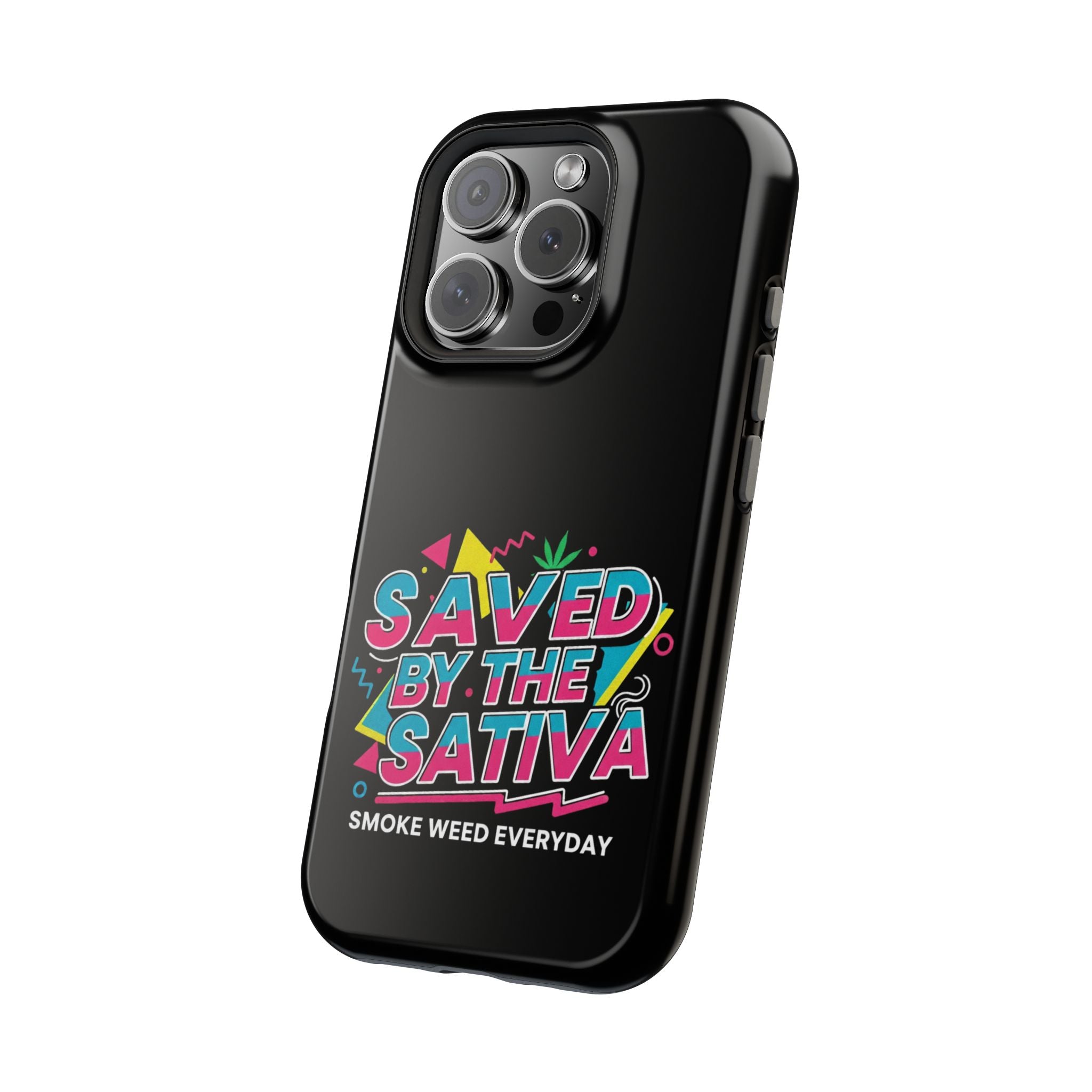 "Saved by the Sativa" Magnetic Impact-Resistant Case- Phone Case for iPhone & Android