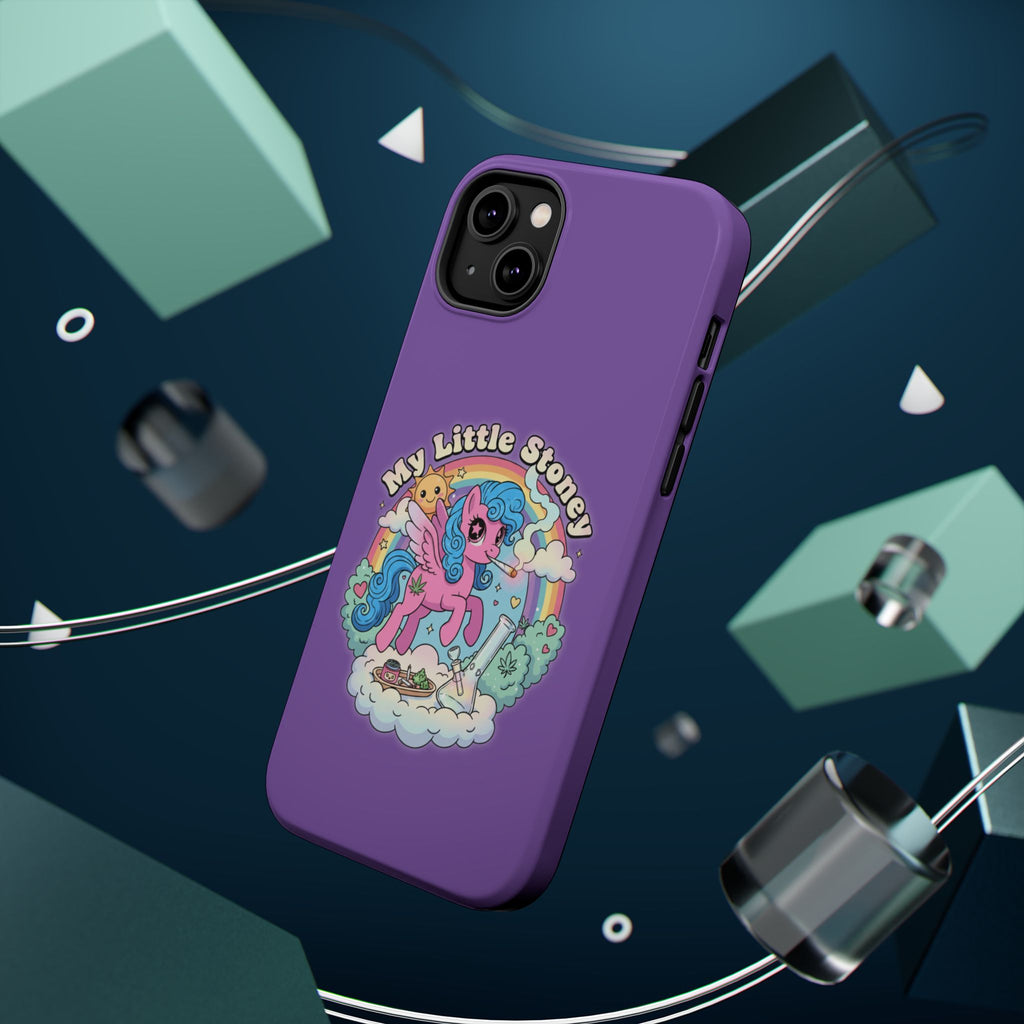 My Little Stoney Phone Case — Cute Rainbow Pony Magnetic Impact-Resistant Case for iPhone and Android