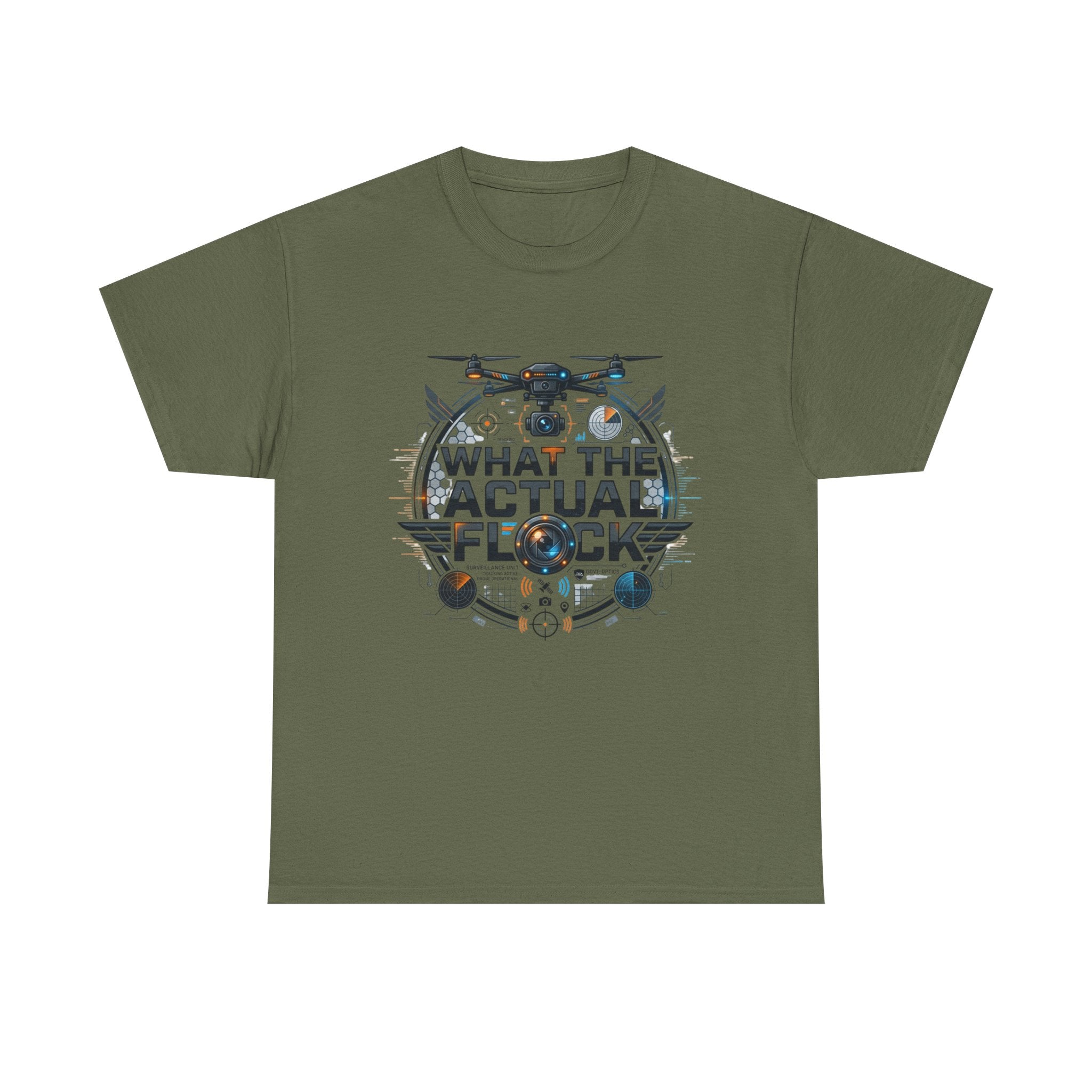 Drone ‘What The Actual Flock’ Tee — Funny Drone Pilot Shirt