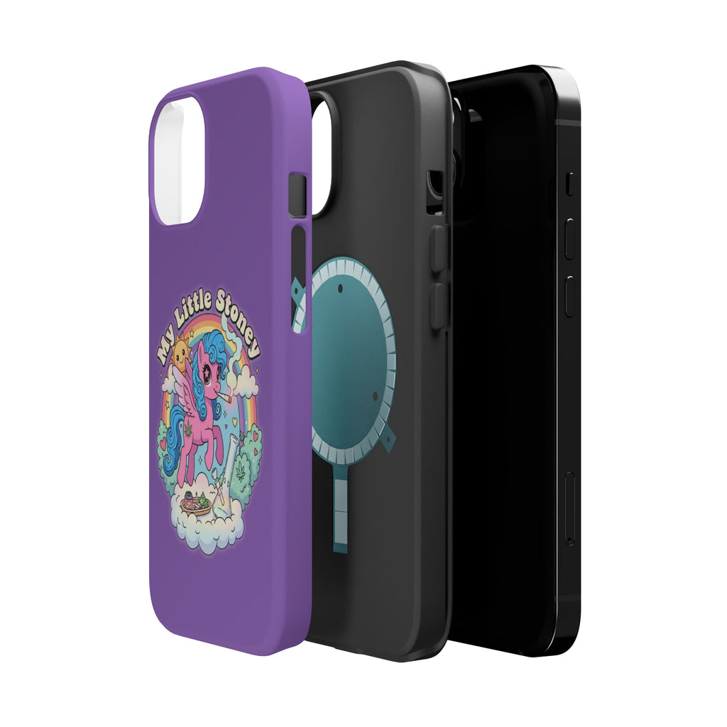 My Little Stoney Phone Case — Cute Rainbow Pony Magnetic Impact-Resistant Case for iPhone and Android