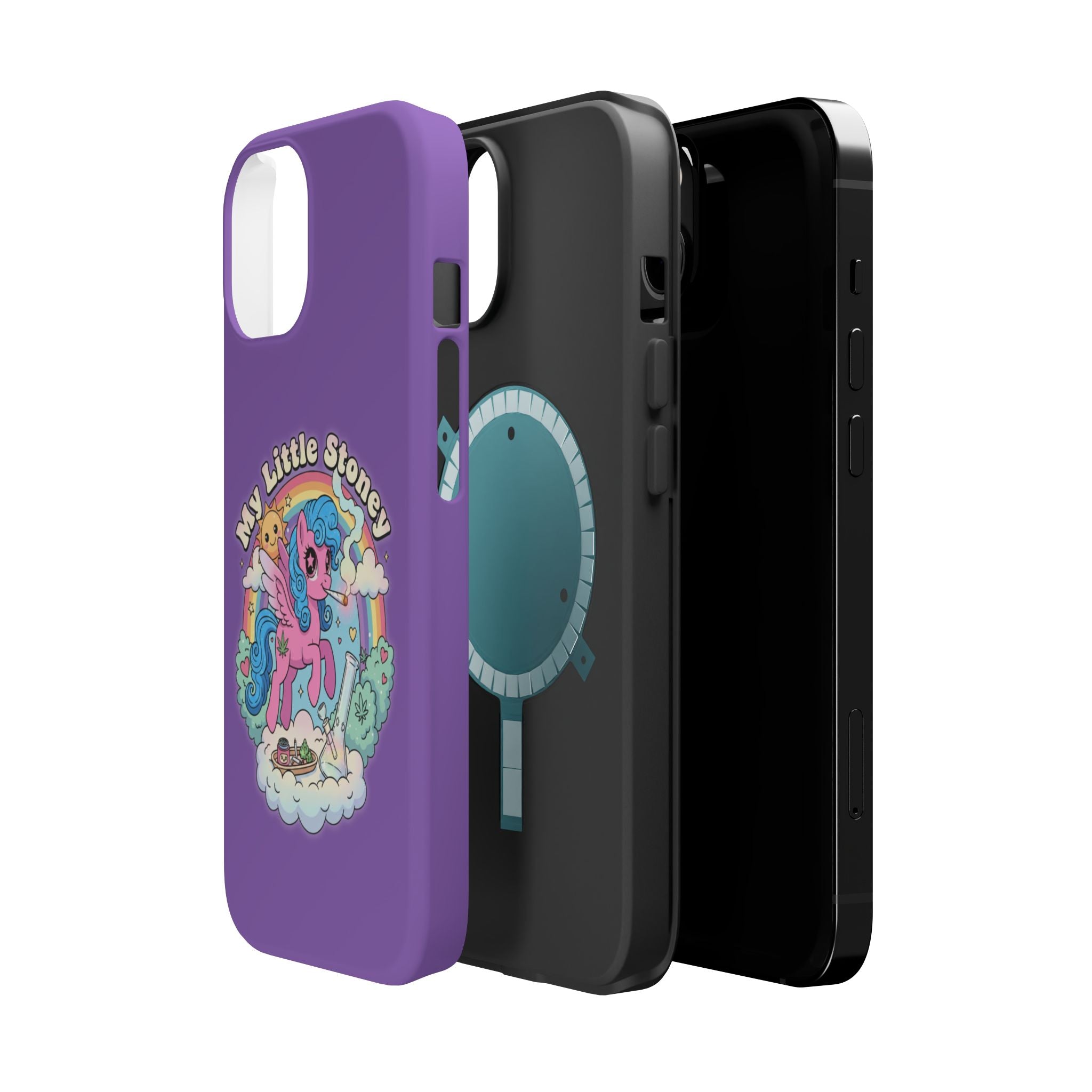 My Little Stoney Phone Case — Cute Rainbow Pony Magnetic Impact-Resistant Case for iPhone and Android