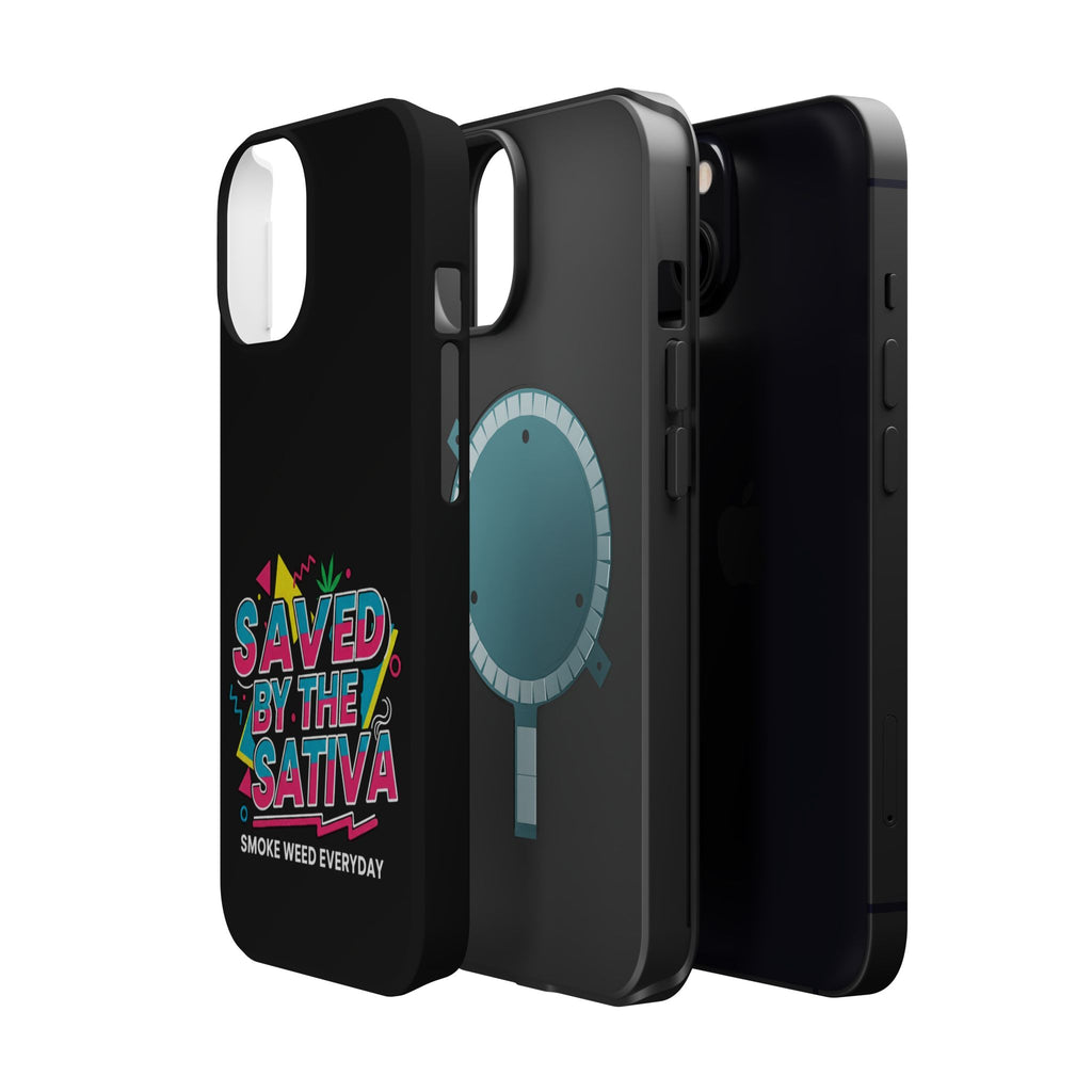 "Saved by the Sativa" Magnetic Impact-Resistant Case- Phone Case for iPhone & Android