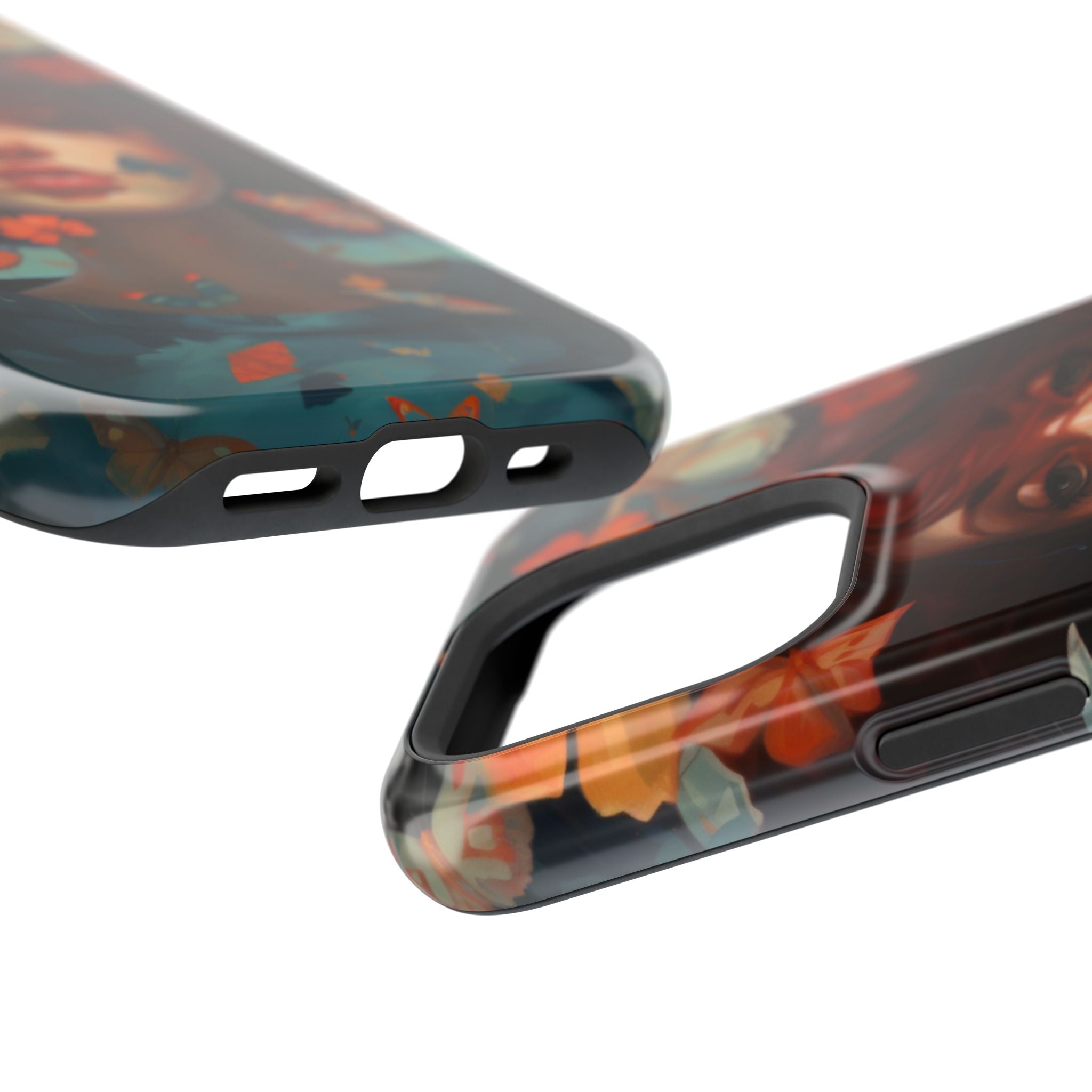 Artistic Butterfly Portrait Phone Case for iPhone & Android — Magnetic Impact-Resistant