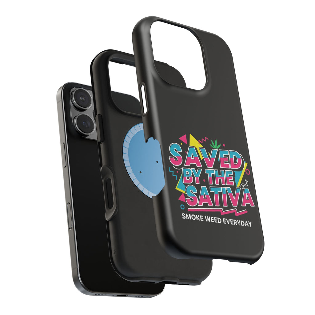 "Saved by the Sativa" Magnetic Impact-Resistant Case- Phone Case for iPhone & Android