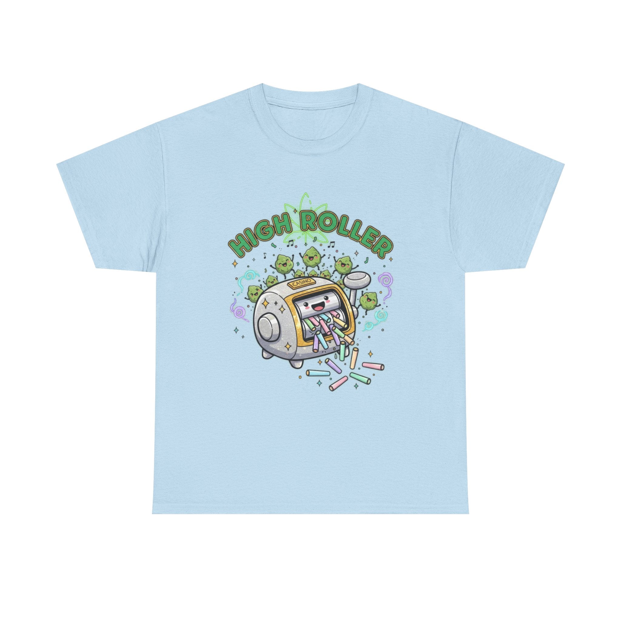 High Roller Stoner Casino Tee | Funny Gambling Humor Shirt
