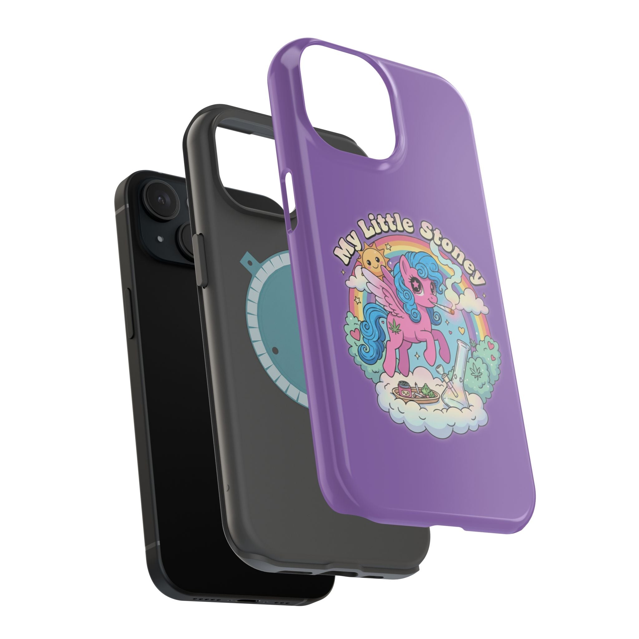 My Little Stoney Phone Case — Cute Rainbow Pony Magnetic Impact-Resistant Case for iPhone and Android