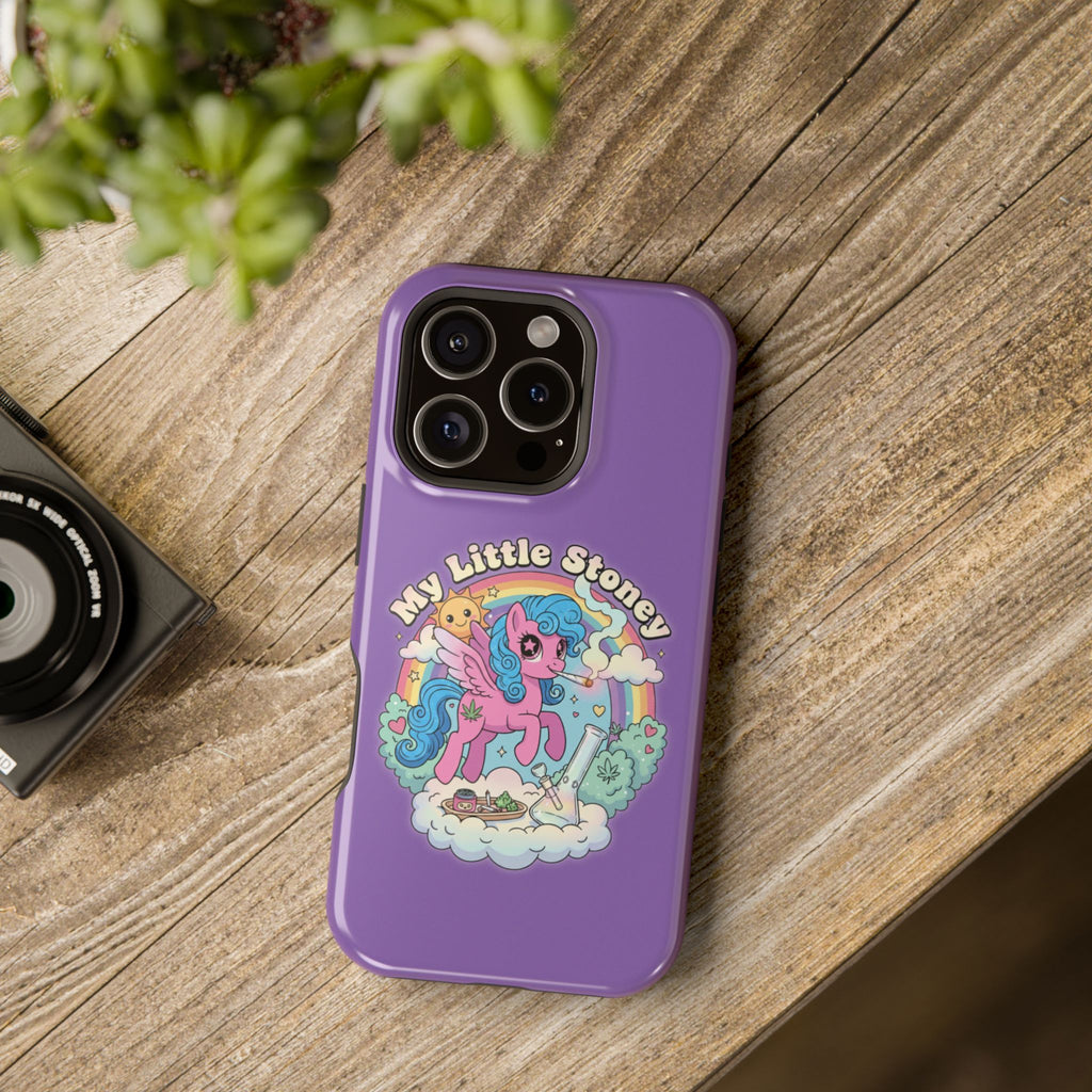 My Little Stoney Phone Case — Cute Rainbow Pony Magnetic Impact-Resistant Case for iPhone and Android