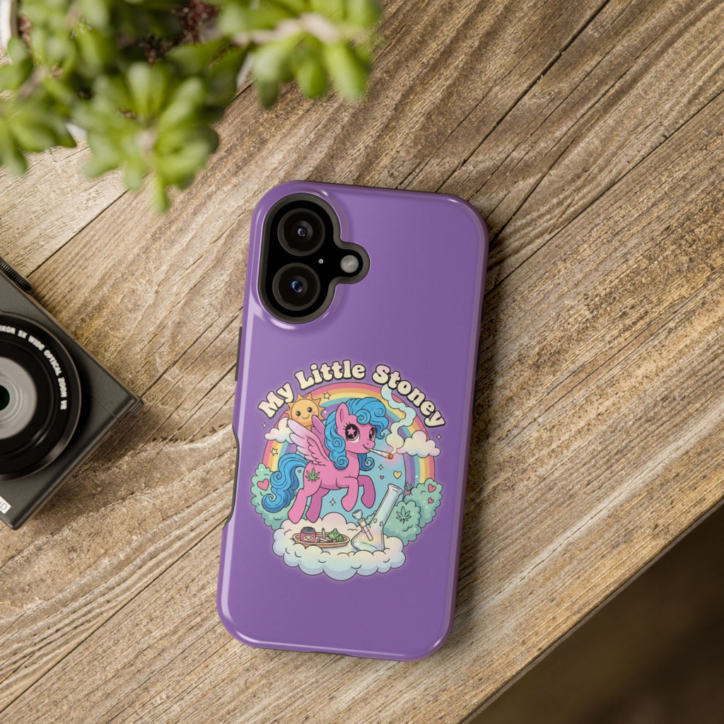 My Little Stoney Phone Case — Cute Rainbow Pony Magnetic Impact-Resistant Case for iPhone and Android