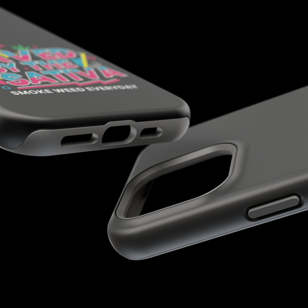 "Saved by the Sativa" Magnetic Impact-Resistant Case- Phone Case for iPhone & Android