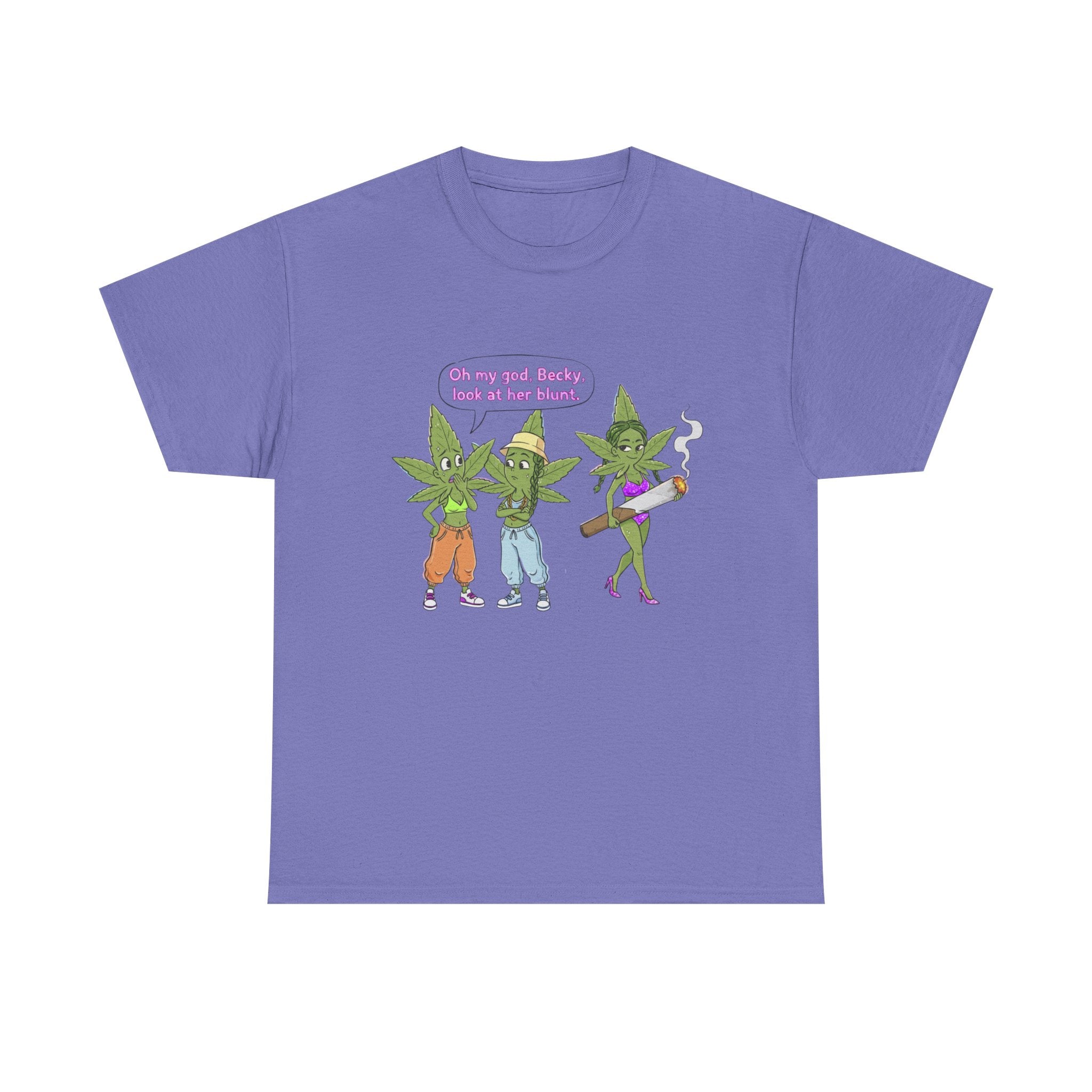 Look at her Blunt- Parody Weed Stoner Hip Hop Tee, Funny 90s Shirt