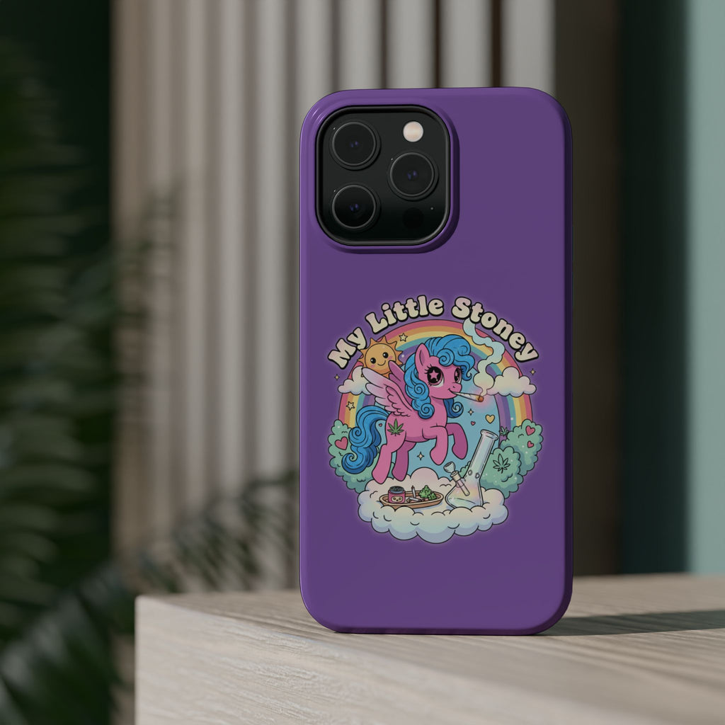 My Little Stoney Phone Case — Cute Rainbow Pony Magnetic Impact-Resistant Case for iPhone and Android