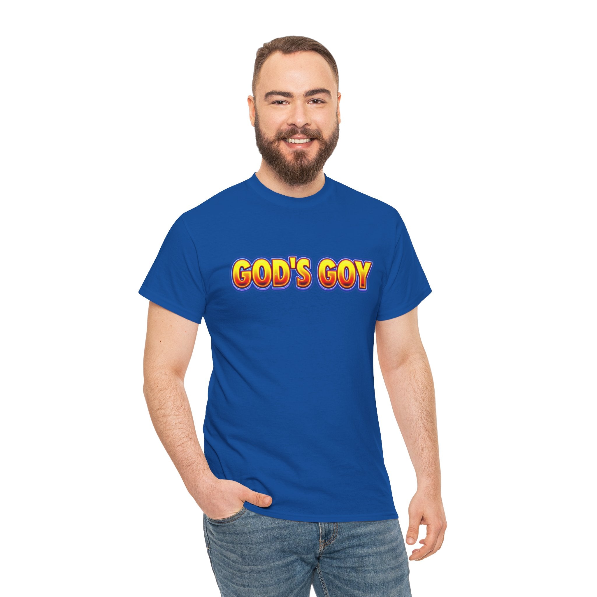 "GOD'S GOY" Bold Retro Graphic Tee