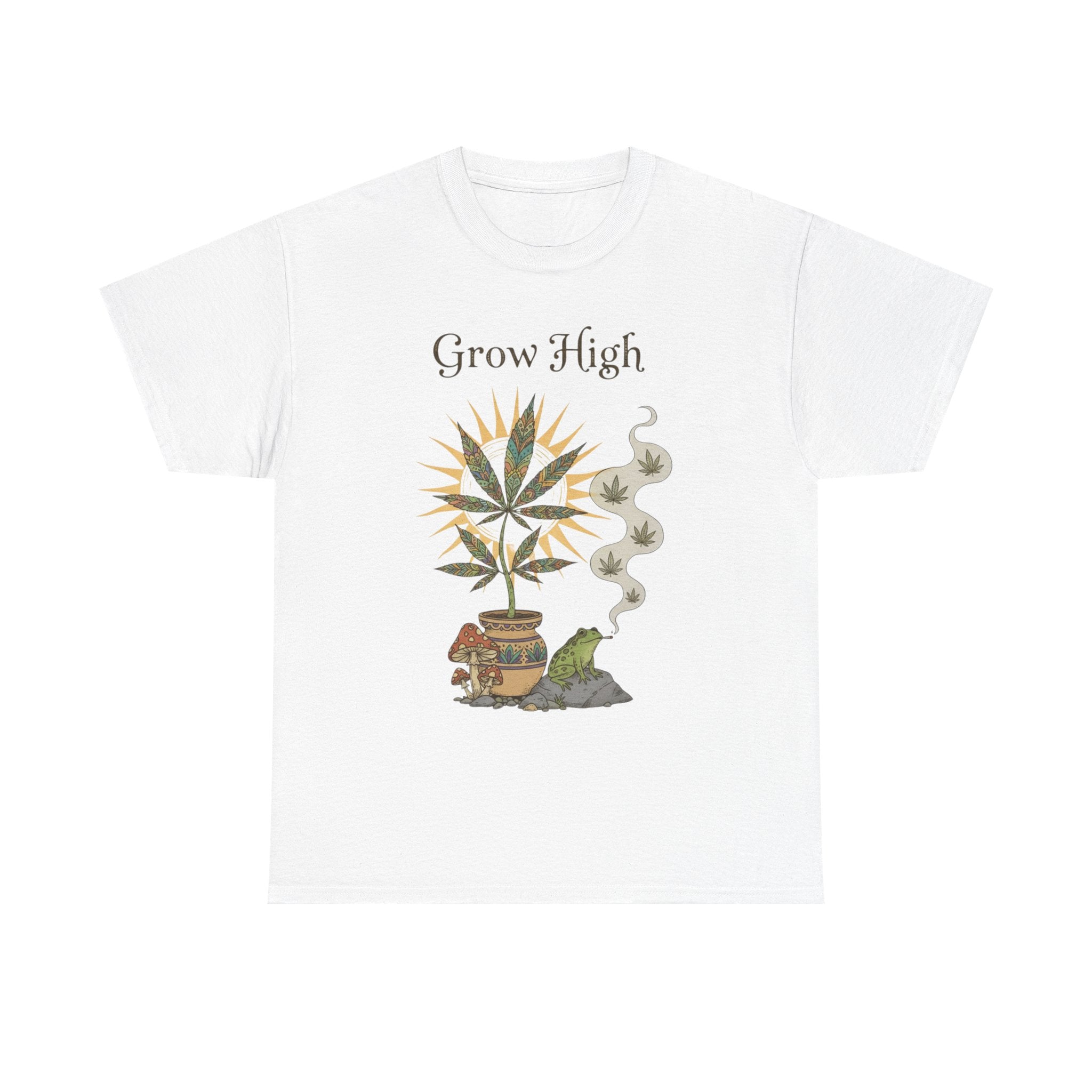 Grow High 420 Tee- Funny Garden Shirt