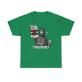 Statue of Liberty 'TRANSPARENCY' T-Shirt | Distressed, Redacted Political Graphic Tee