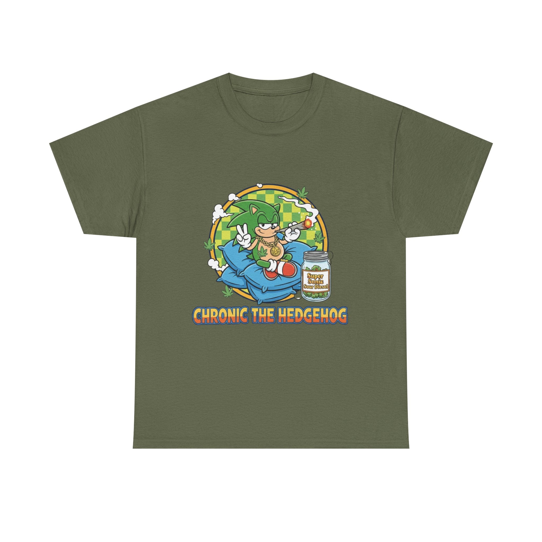 Chronic the Hedgehog Retro Game Parody T-Shirt