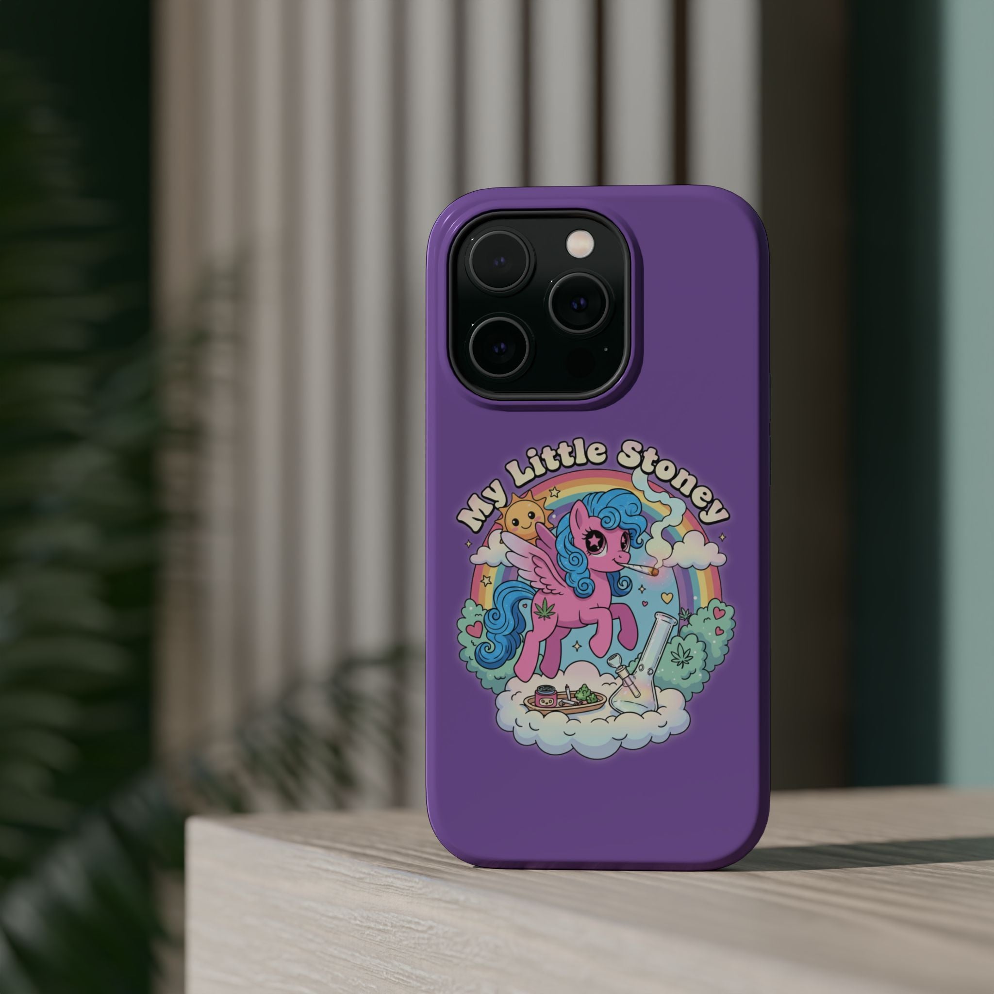 My Little Stoney Phone Case — Cute Rainbow Pony Magnetic Impact-Resistant Case for iPhone and Android