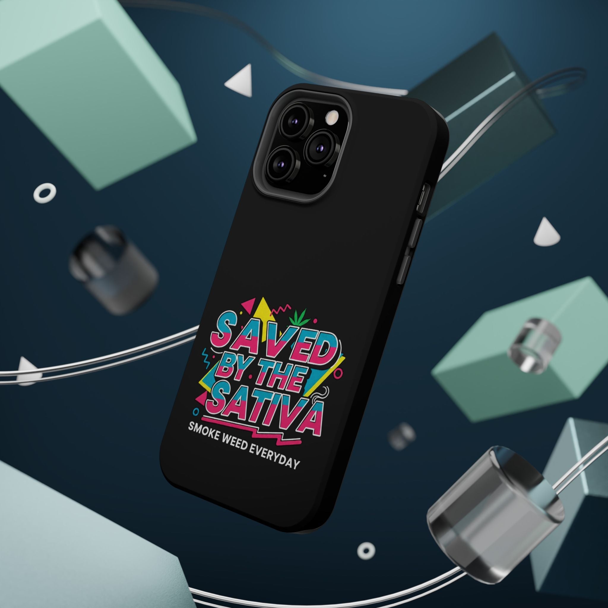 "Saved by the Sativa" Magnetic Impact-Resistant Case- Phone Case for iPhone & Android