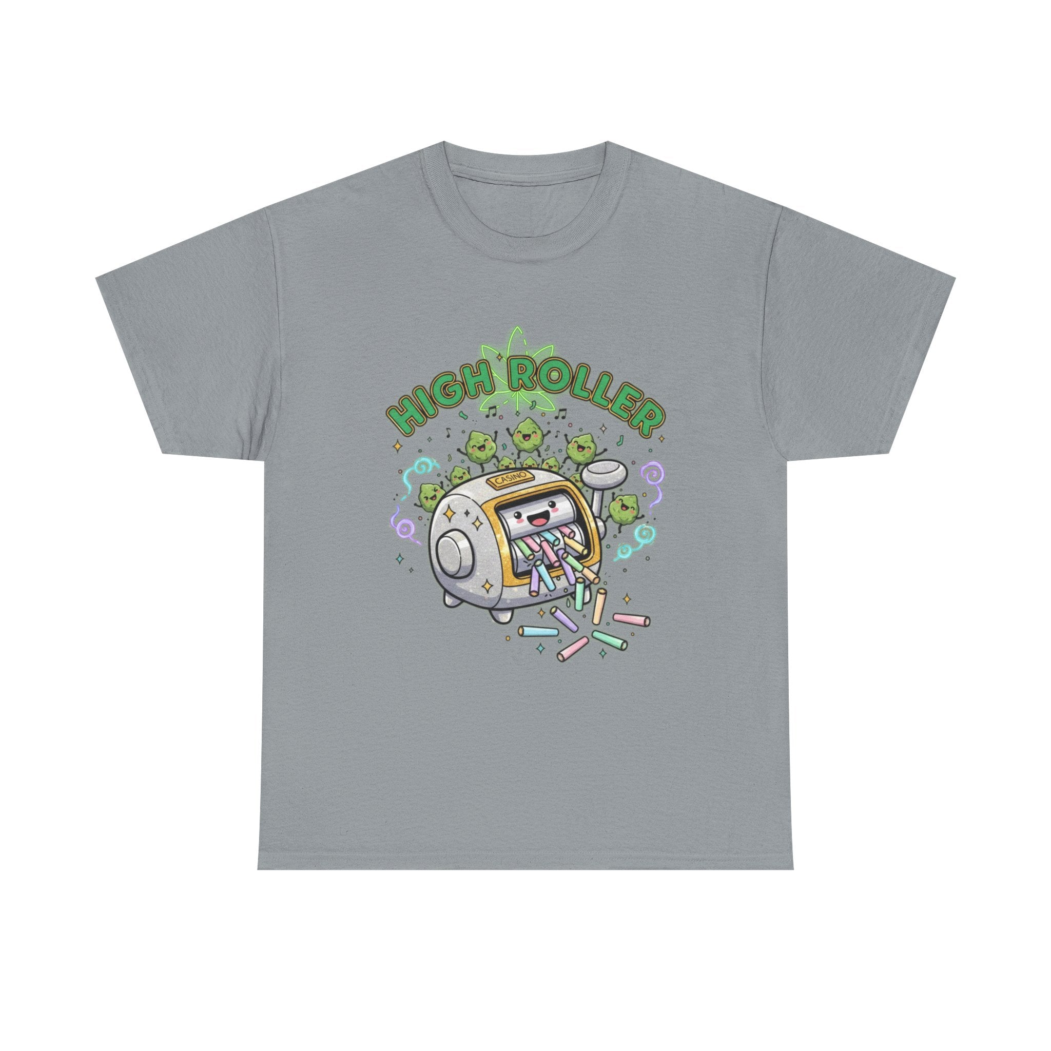 High Roller Stoner Casino Tee | Funny Gambling Humor Shirt