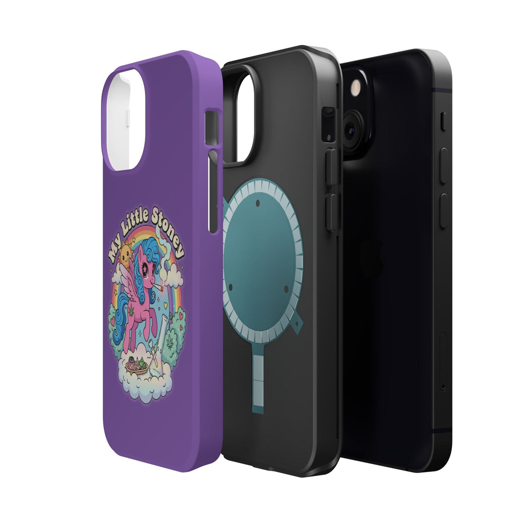 My Little Stoney Phone Case — Cute Rainbow Pony Magnetic Impact-Resistant Case for iPhone and Android