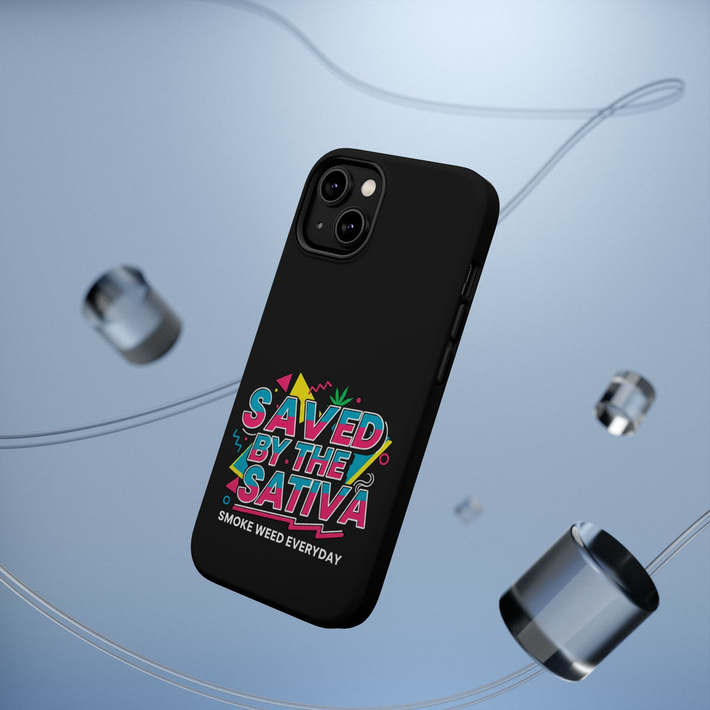 "Saved by the Sativa" Magnetic Impact-Resistant Case- Phone Case for iPhone & Android