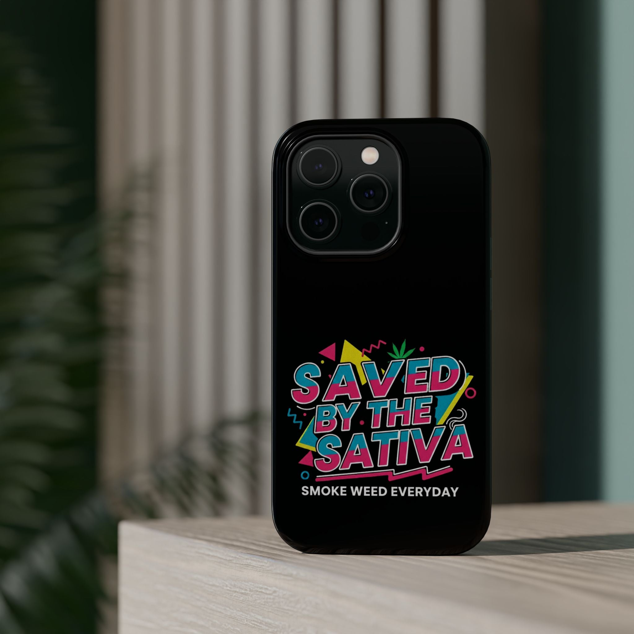 "Saved by the Sativa" Magnetic Impact-Resistant Case- Phone Case for iPhone & Android