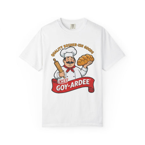 Chef Goy-Ardee graphic T-Shirt | Vintage Cartoon Baker Logo