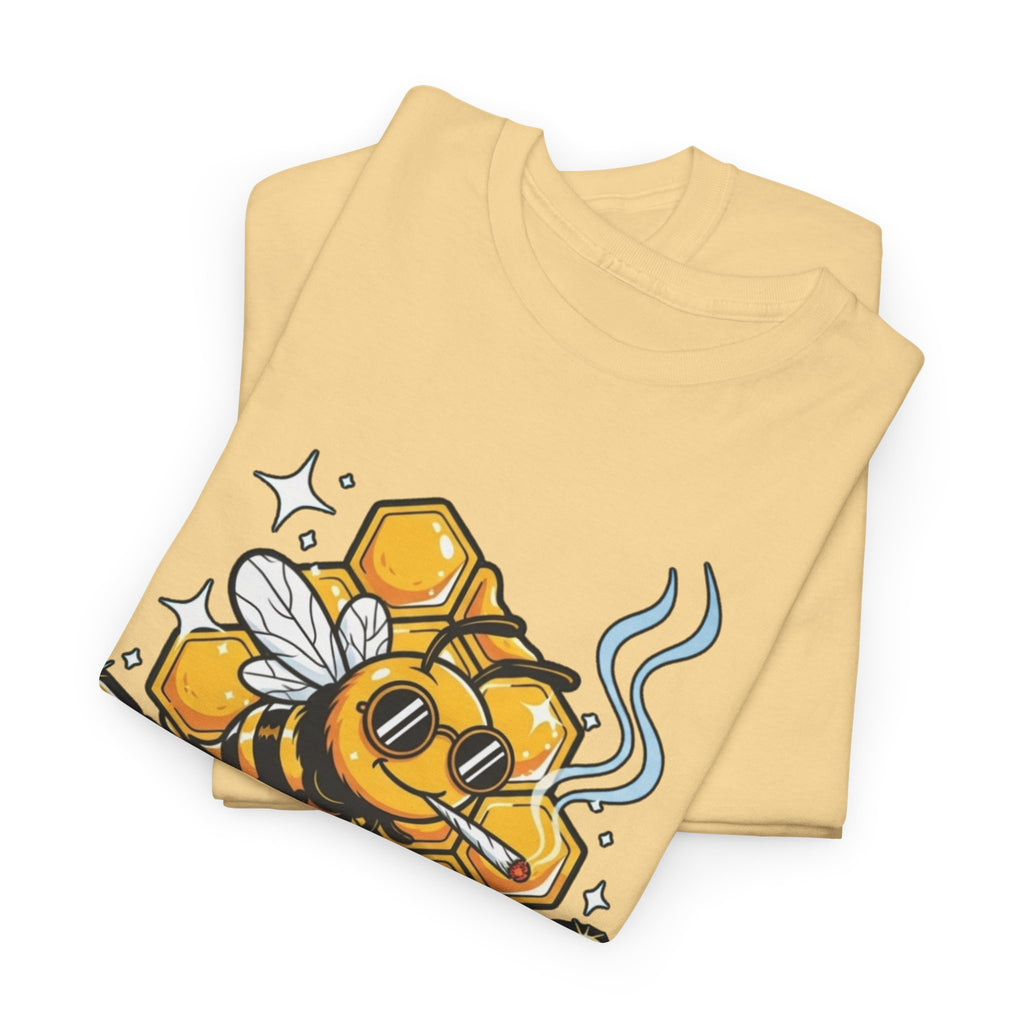 Bee Elevated Graphic Tee | Honeycomb Drip Stoner Shirt