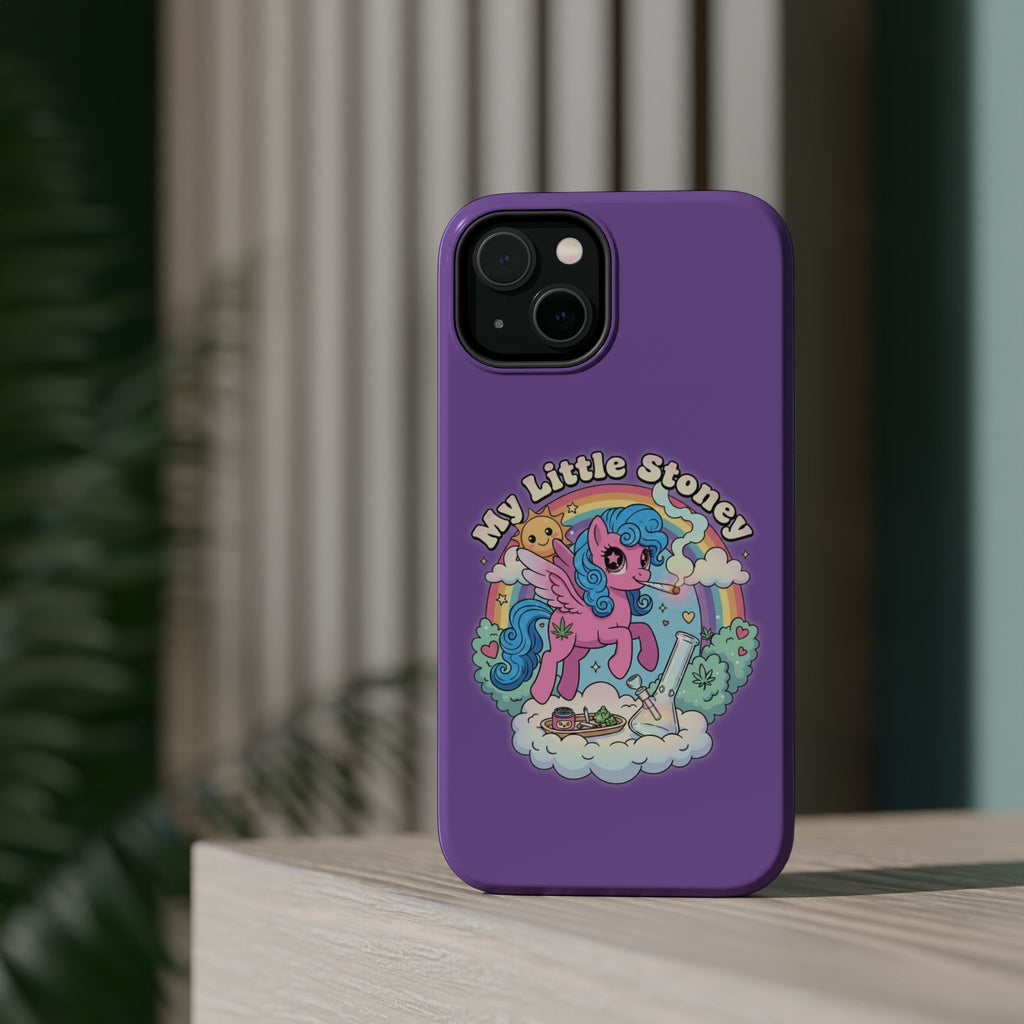 My Little Stoney Phone Case — Cute Rainbow Pony Magnetic Impact-Resistant Case for iPhone and Android