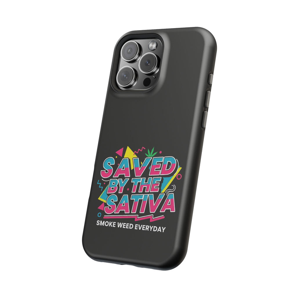 "Saved by the Sativa" Magnetic Impact-Resistant Case- Phone Case for iPhone & Android
