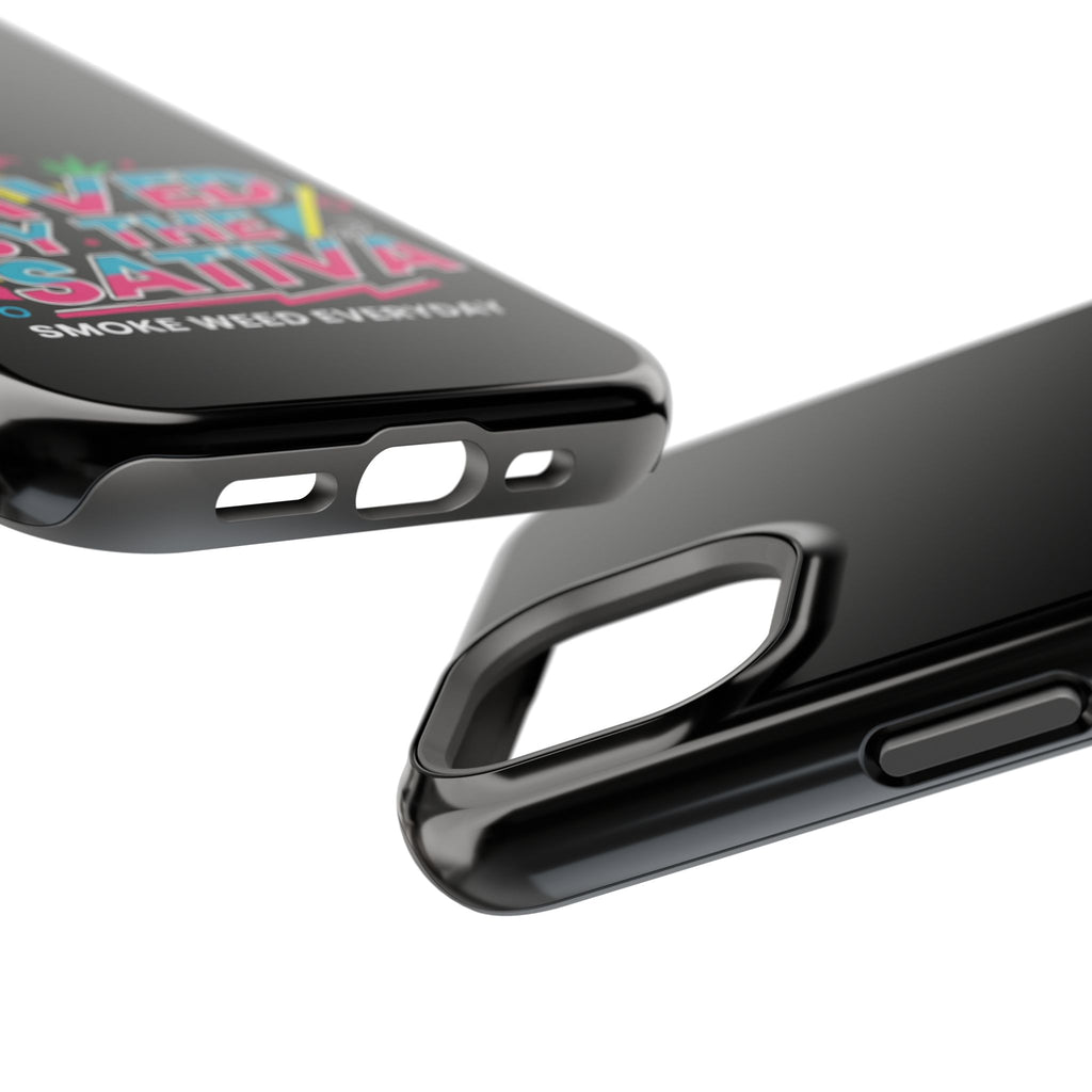 "Saved by the Sativa" Magnetic Impact-Resistant Case- Phone Case for iPhone & Android