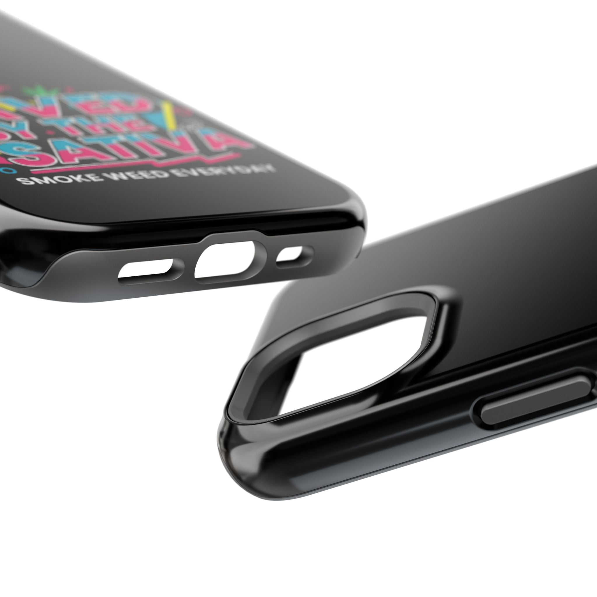 "Saved by the Sativa" Magnetic Impact-Resistant Case- Phone Case for iPhone & Android