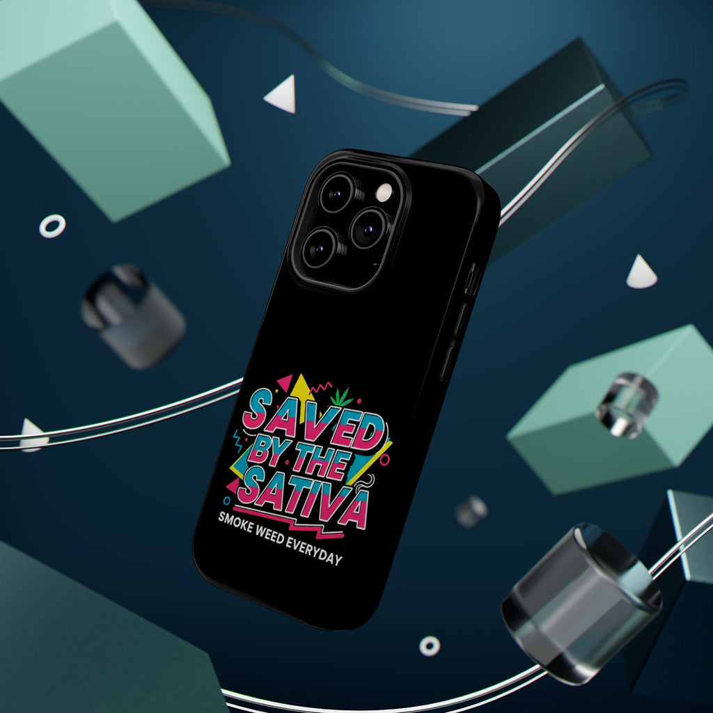 "Saved by the Sativa" Magnetic Impact-Resistant Case- Phone Case for iPhone & Android