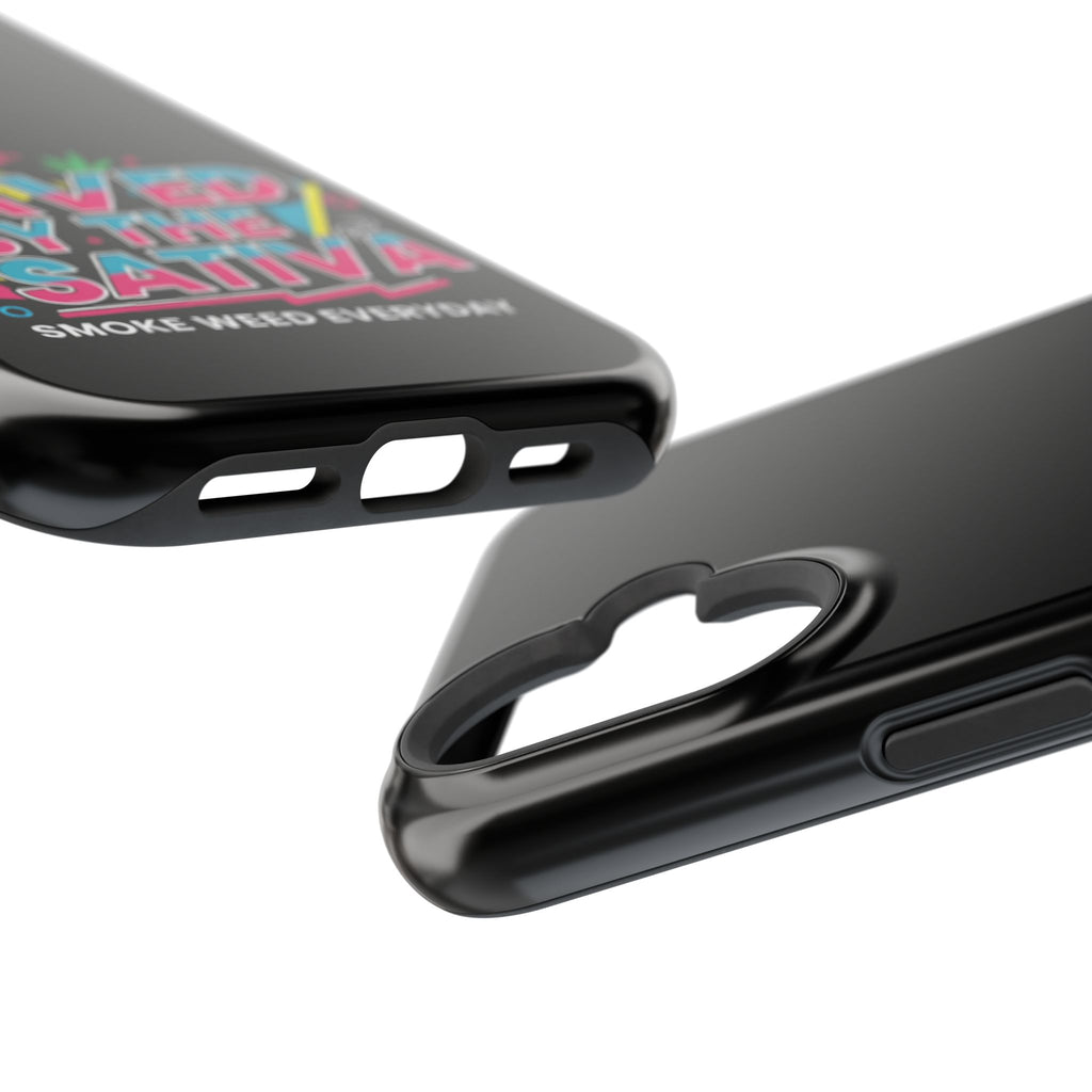 "Saved by the Sativa" Magnetic Impact-Resistant Case- Phone Case for iPhone & Android