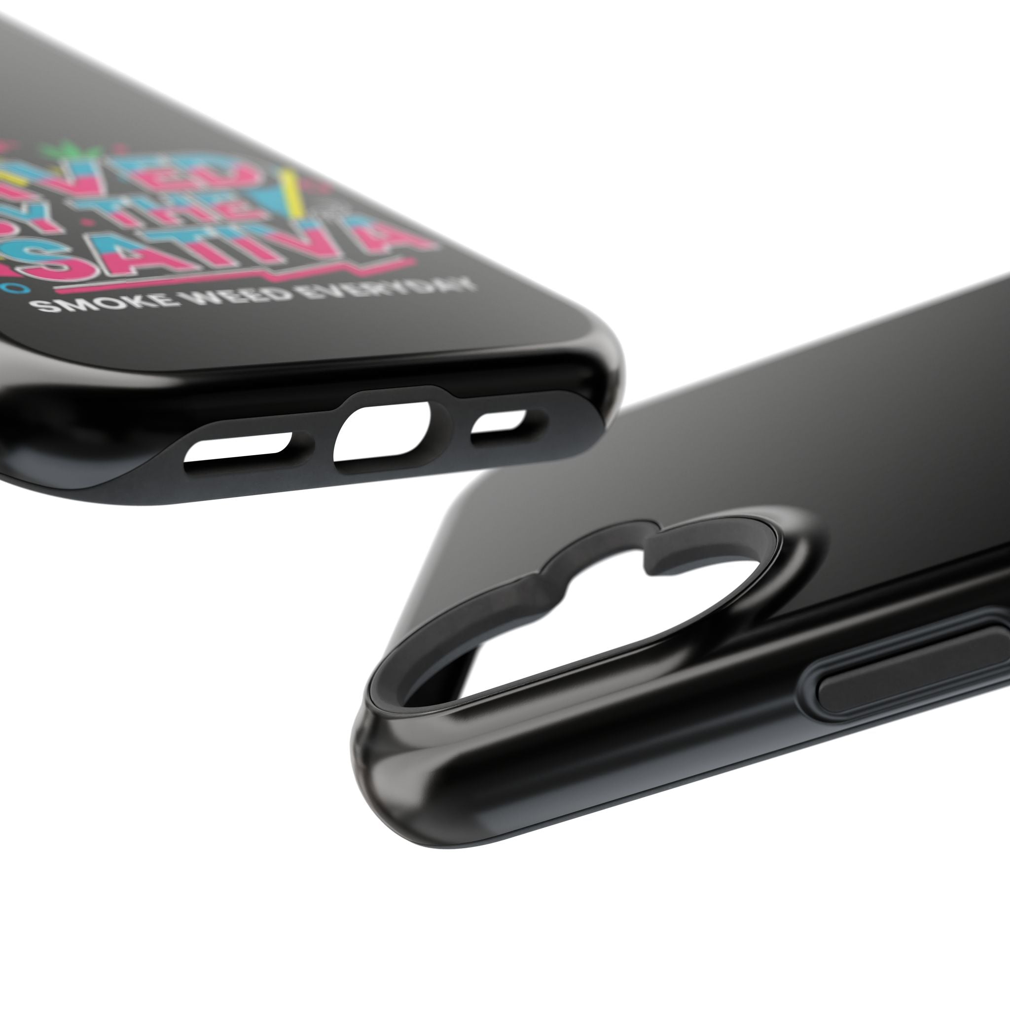 "Saved by the Sativa" Magnetic Impact-Resistant Case- Phone Case for iPhone & Android