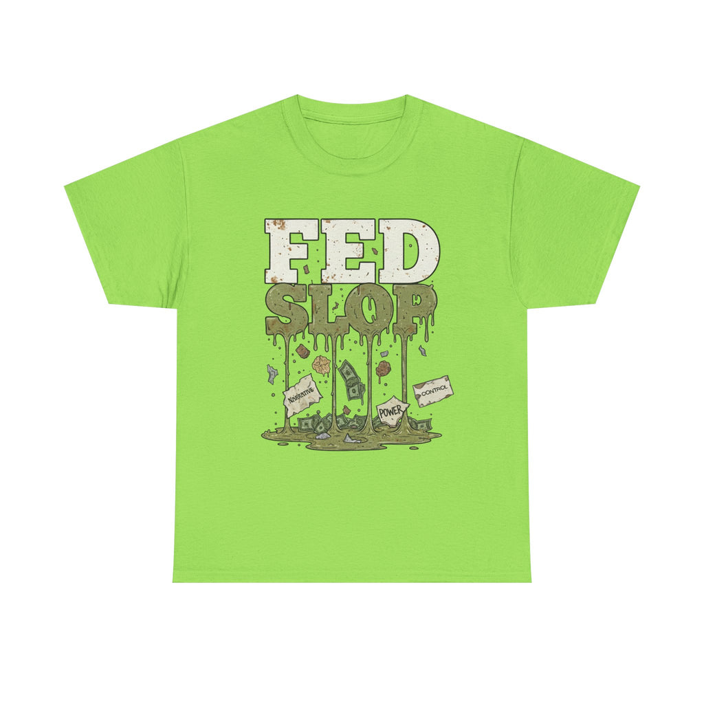 Fed Slop Military MRE Mess Hall Vintage Grunge T-Shirt | Conspiracy Critical Thinking