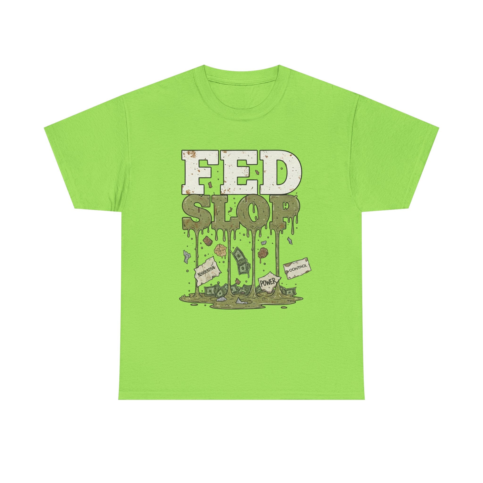 Fed Slop Military MRE Mess Hall Vintage Grunge T-Shirt | Conspiracy Critical Thinking